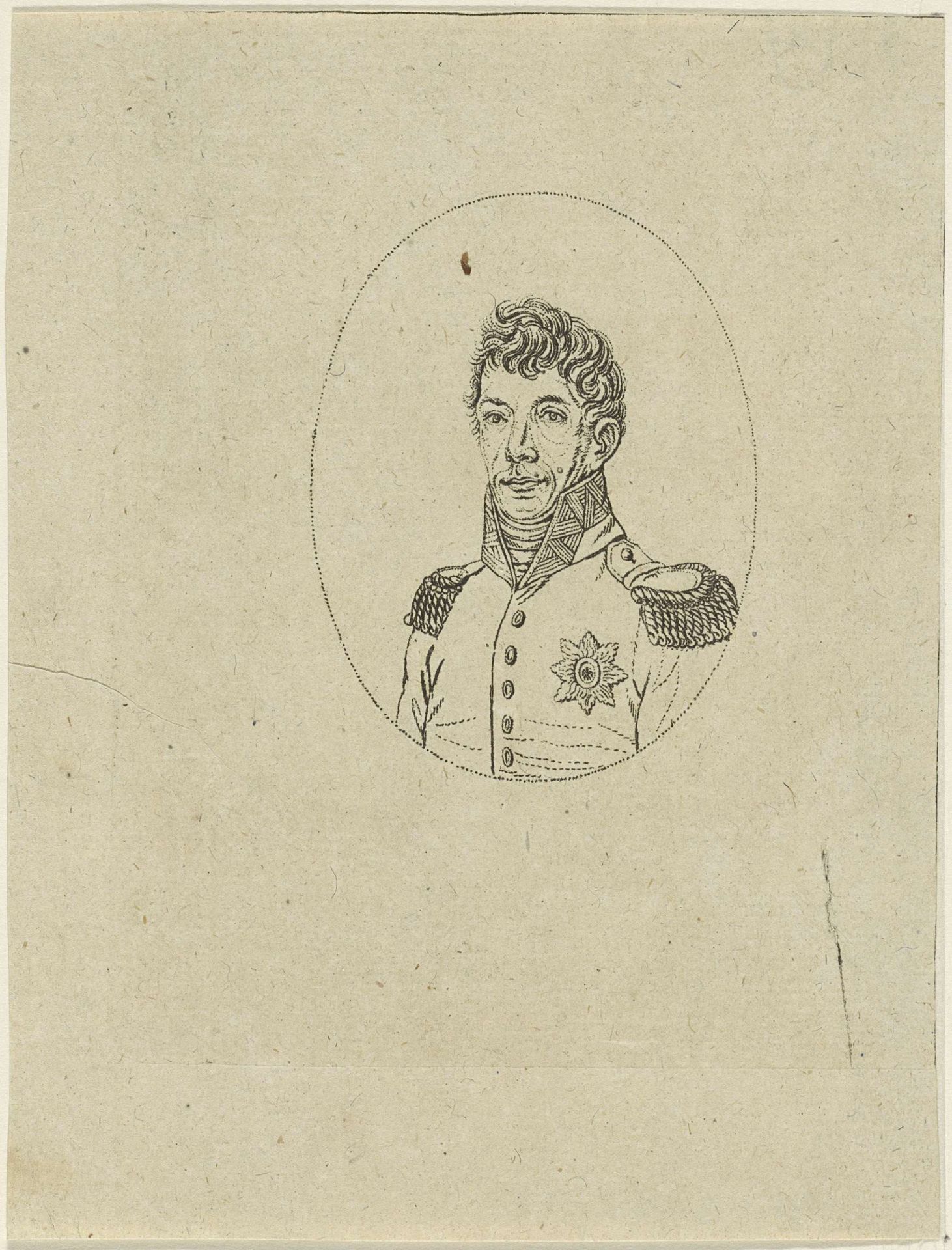 Portret van Willem I Frederik, koning der Nederlanden by Anonymous