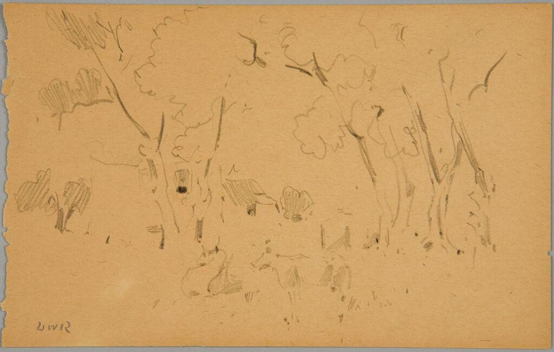 Landscape with Trees and Cows by Denman Waldo Ross