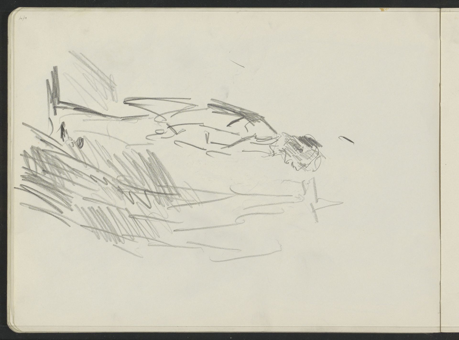 Man in jacquet, mogelijk op het toneel by Isaac Israels