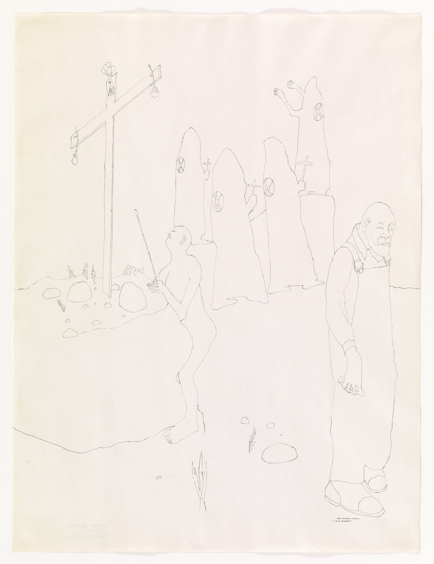 Cross Bearers by Benny Andrews
