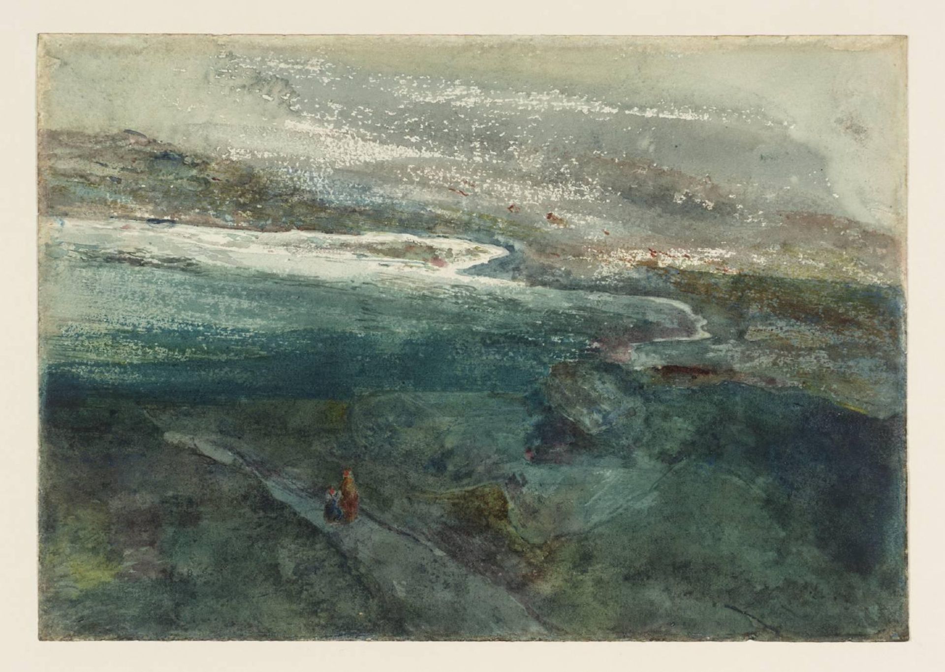 A Rocky Coast by  John William Inchbold