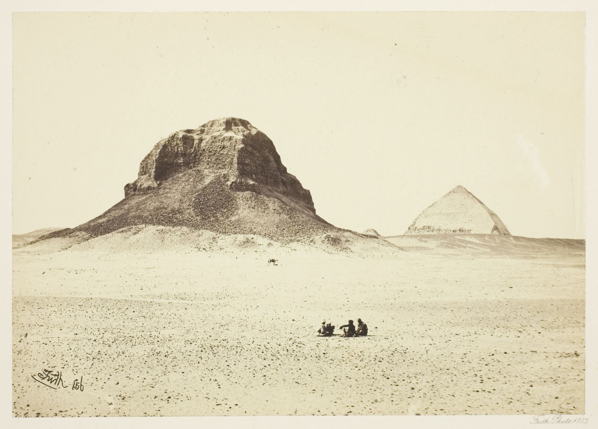 The Pyramids of Dahshoor by Francis Frith