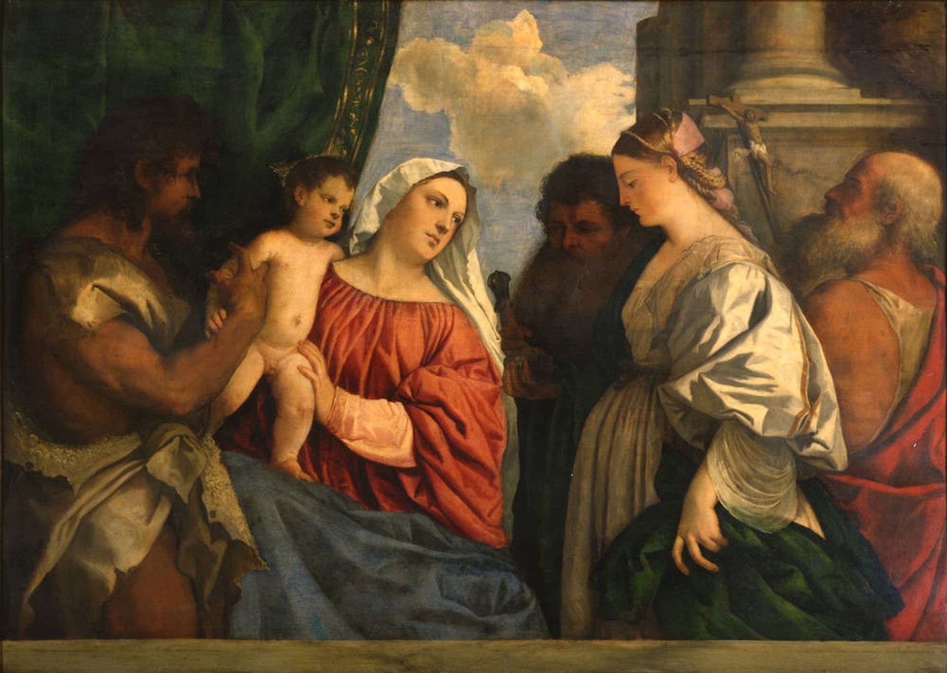 The Virgin and Child with Four Saints by Titian