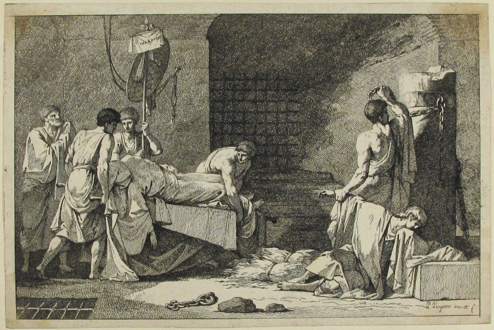 Les funérailles de Miltiade by Pierre Peyron