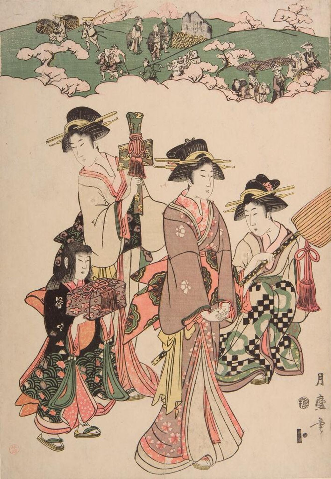 BuyÅ Asukayama ShÅkei by Kitagawa Tsukimaro