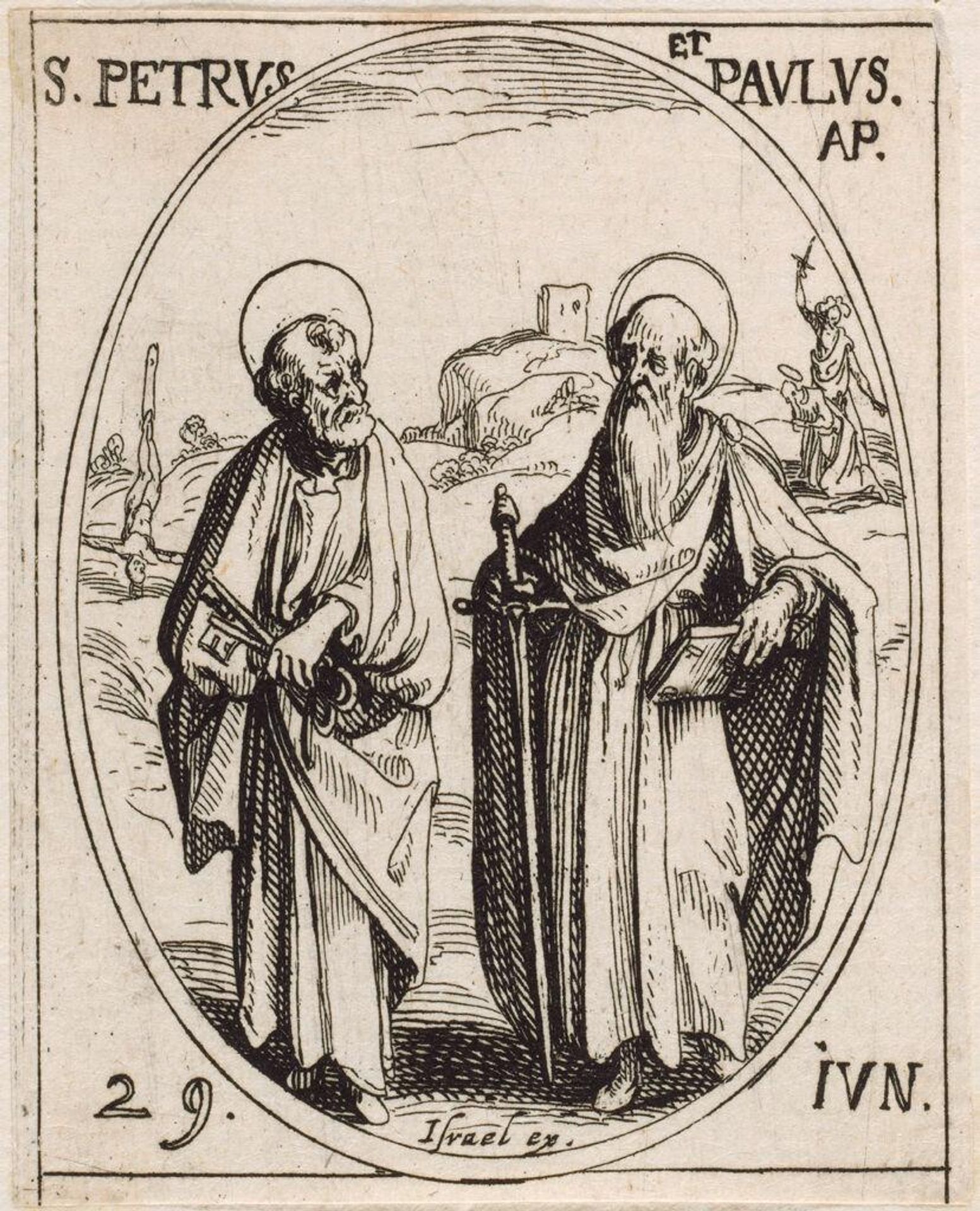 Saints Peter and Paul by Jacques Callot