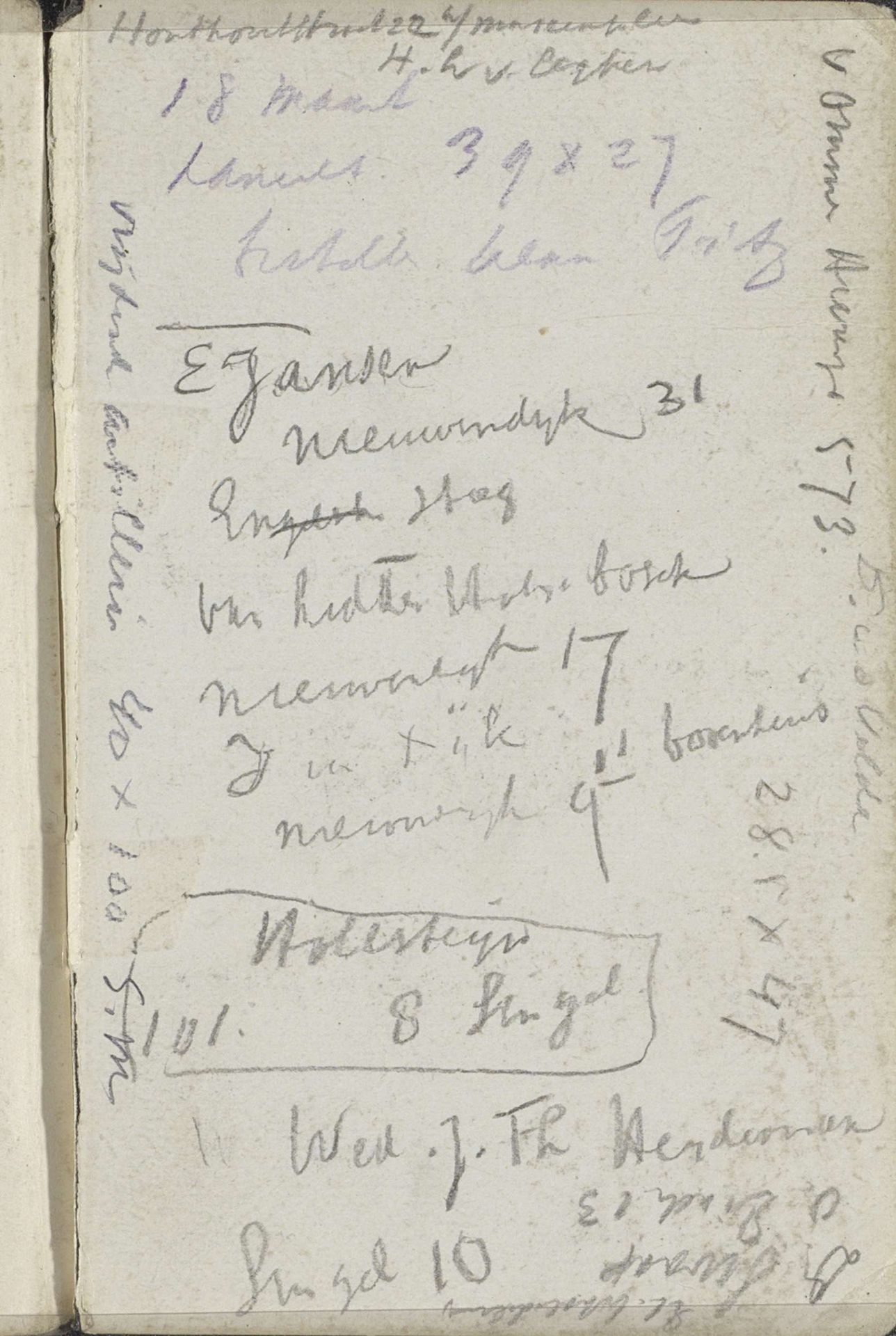 Annotaties by George Hendrik Breitner