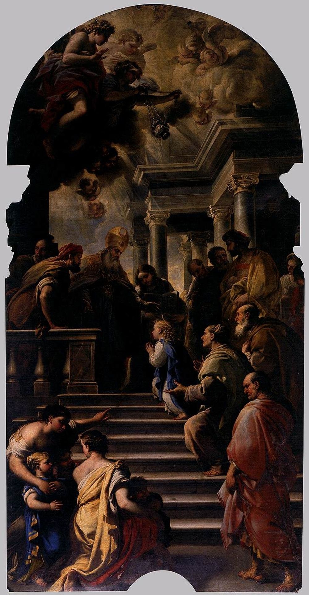 The Presentation of Mary at the Temple by Luca Giordano
