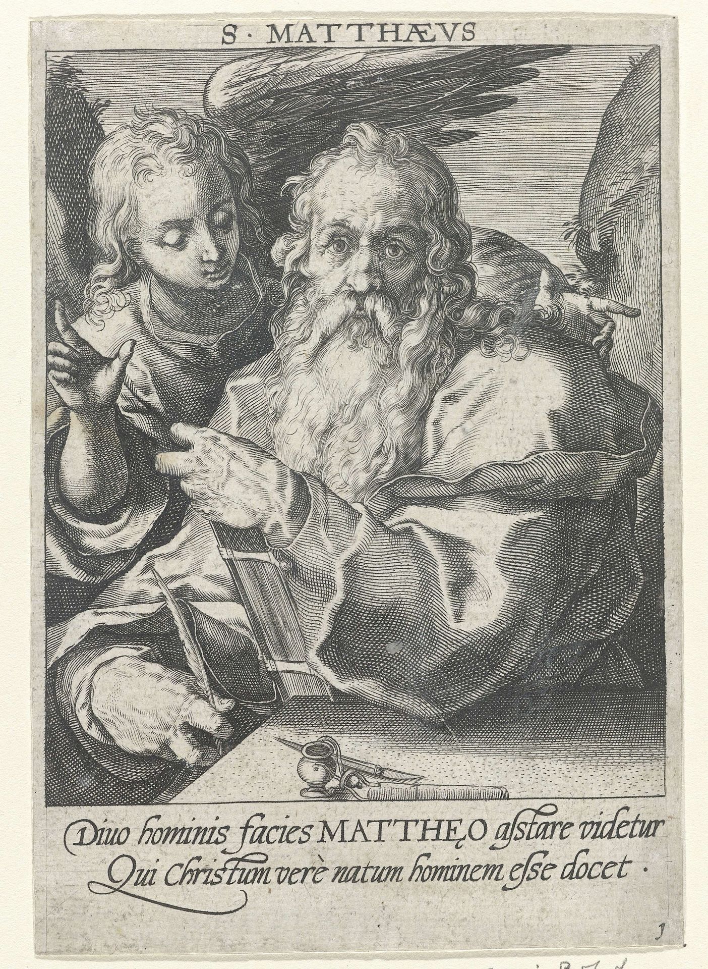 Evangelist Matteüs by Conrad Goltz
