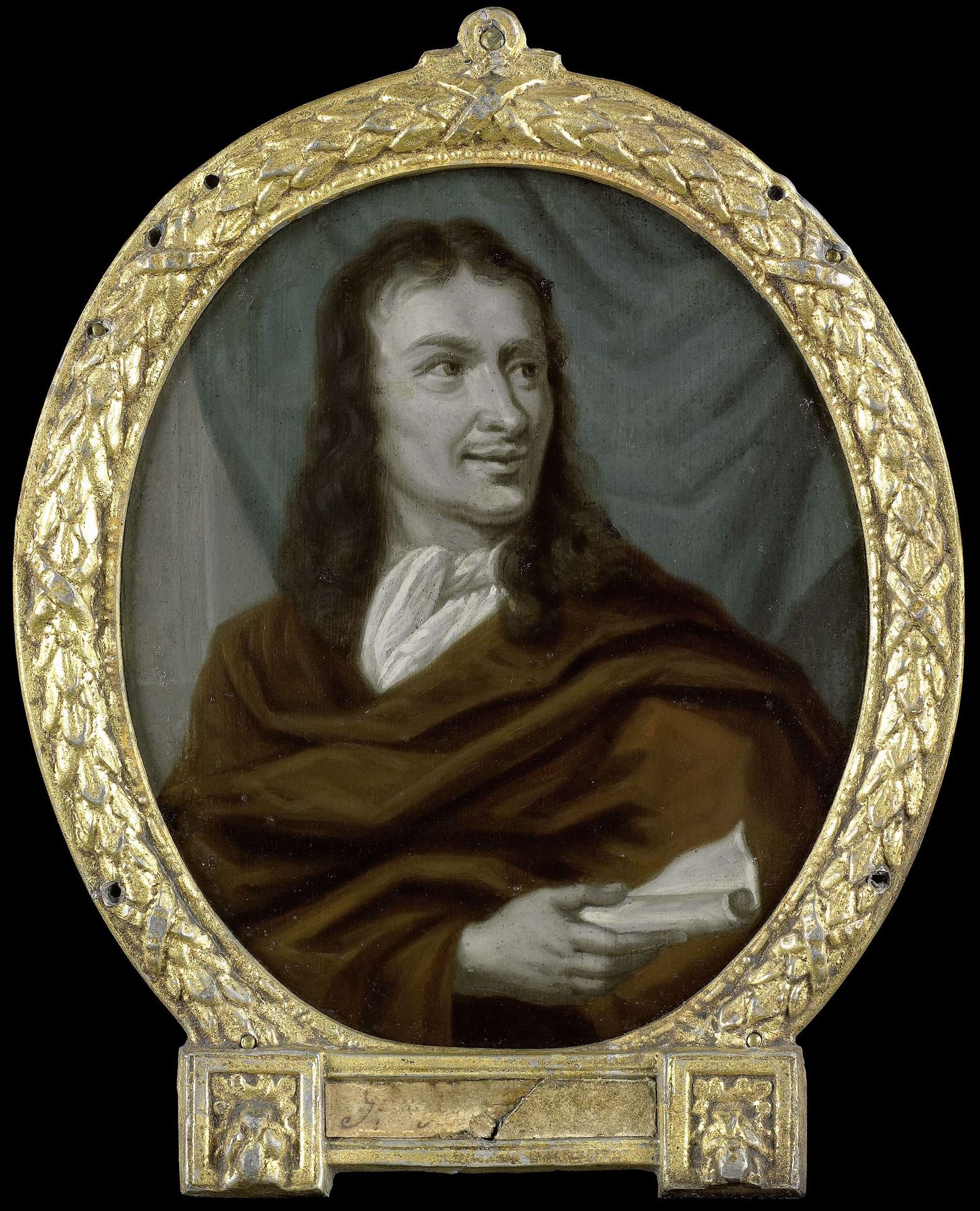 Portrait of Pieter Verhoek, Poet and Marble Painter in Amsterdam by Arnoud van Halen