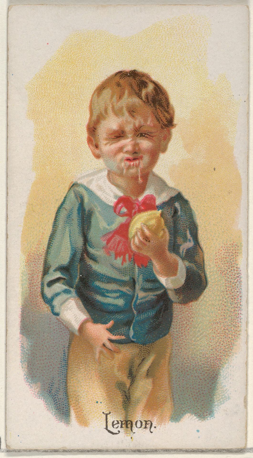 Lemon, from the Fruits series (N12) for Allen & Ginter Cigarettes Brands by Allen & Ginter