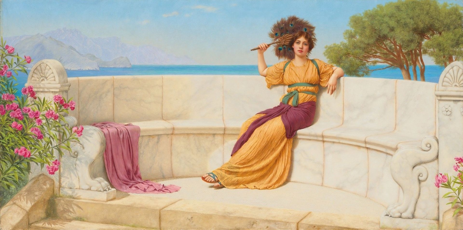 In the Prime of the Summertime by John William Godward
