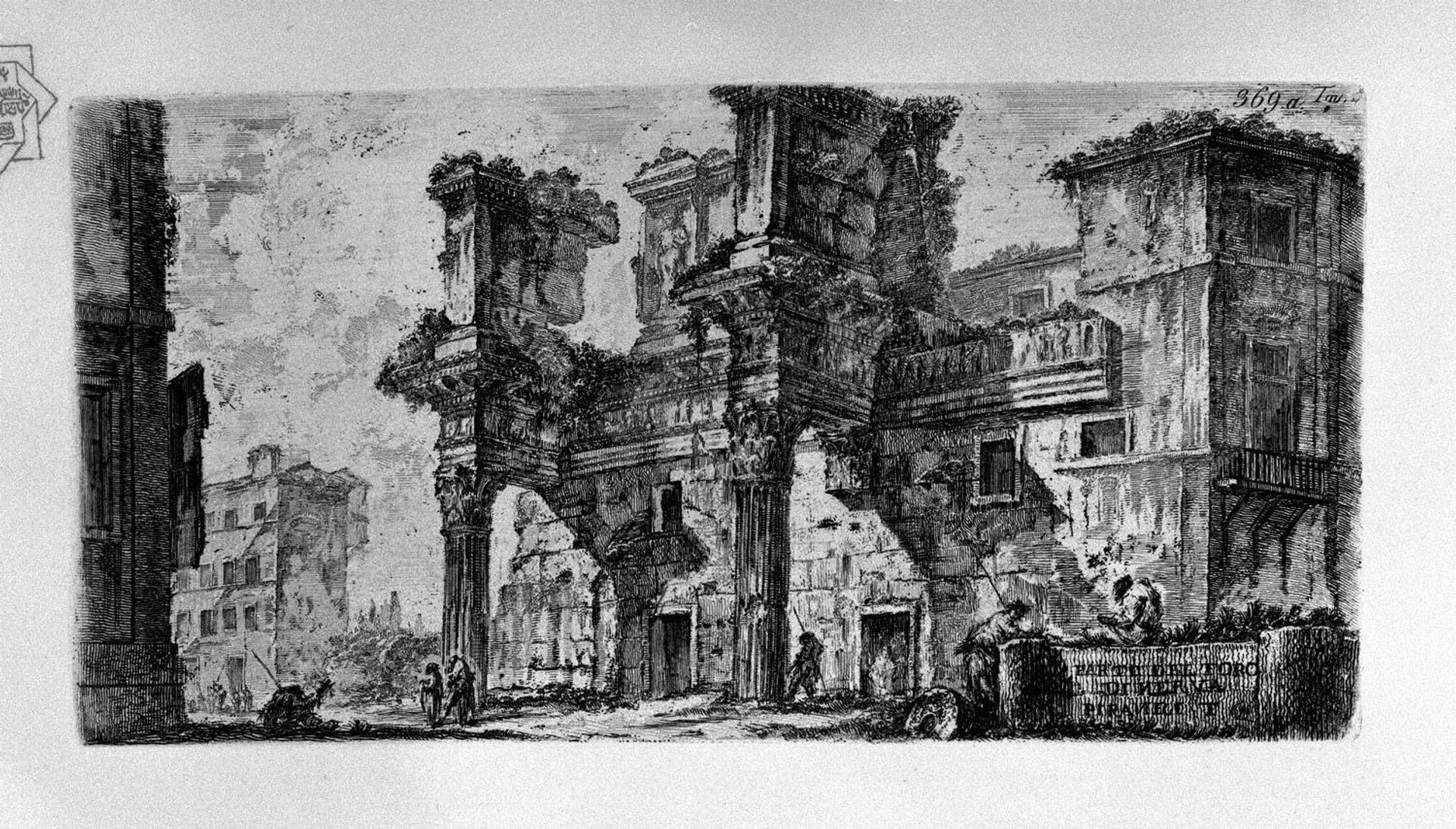 Dedicatory letter in italics italics, dated July 20, 1748 by Giovanni Battista Piranesi