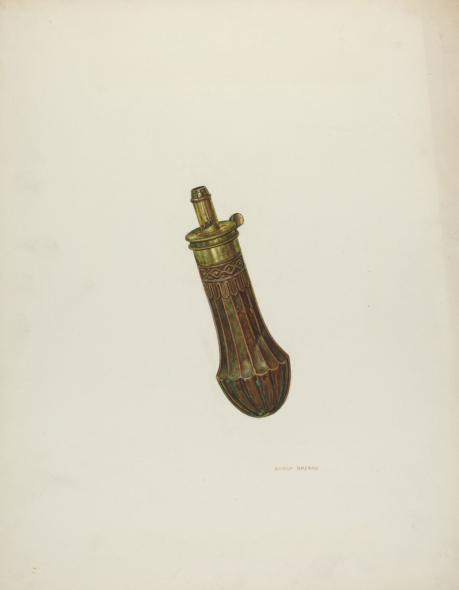 Powder Flask by Adolph Opstad