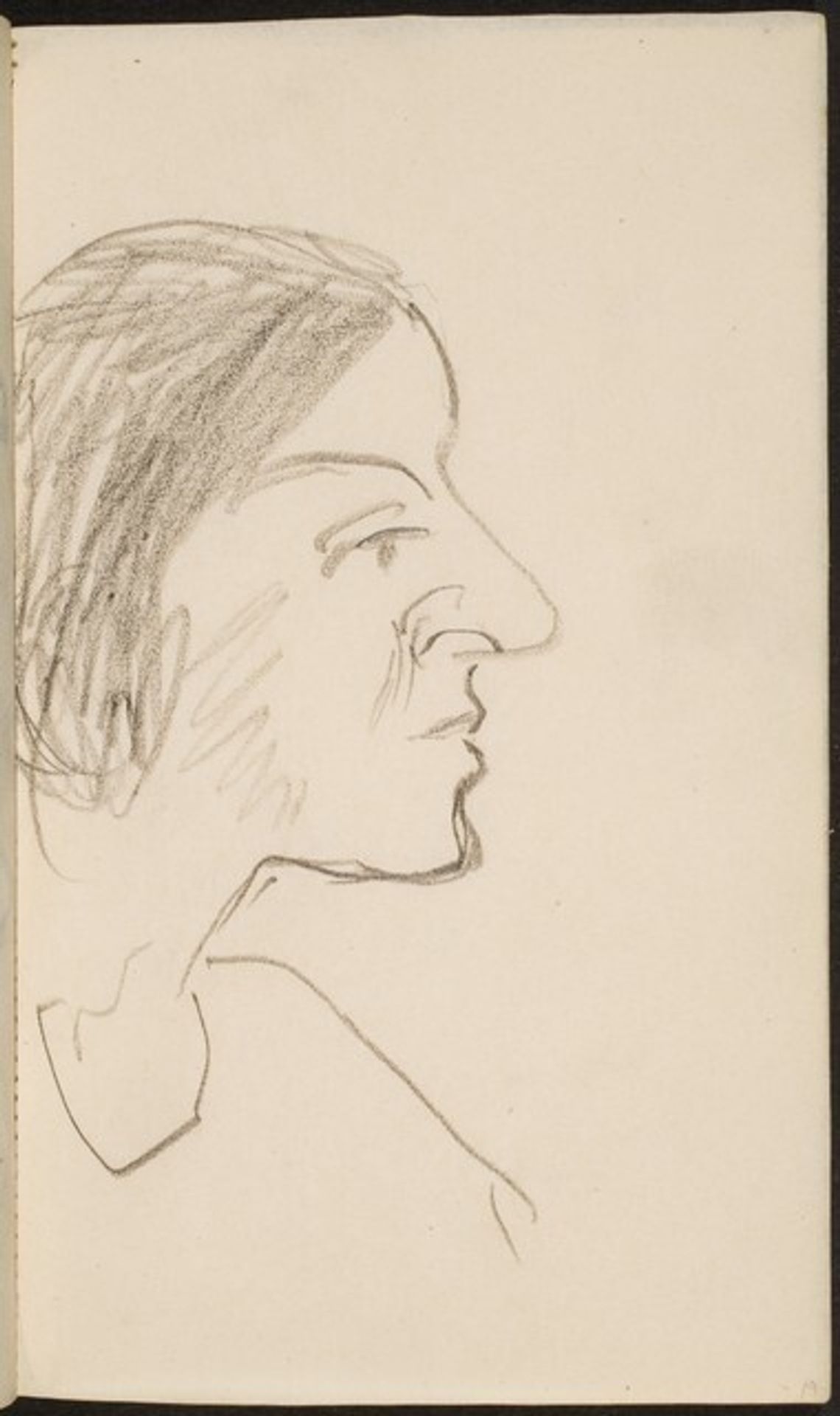 weibliches Profilbildnis (Female Profile) [p. 19] by Max Beckmann