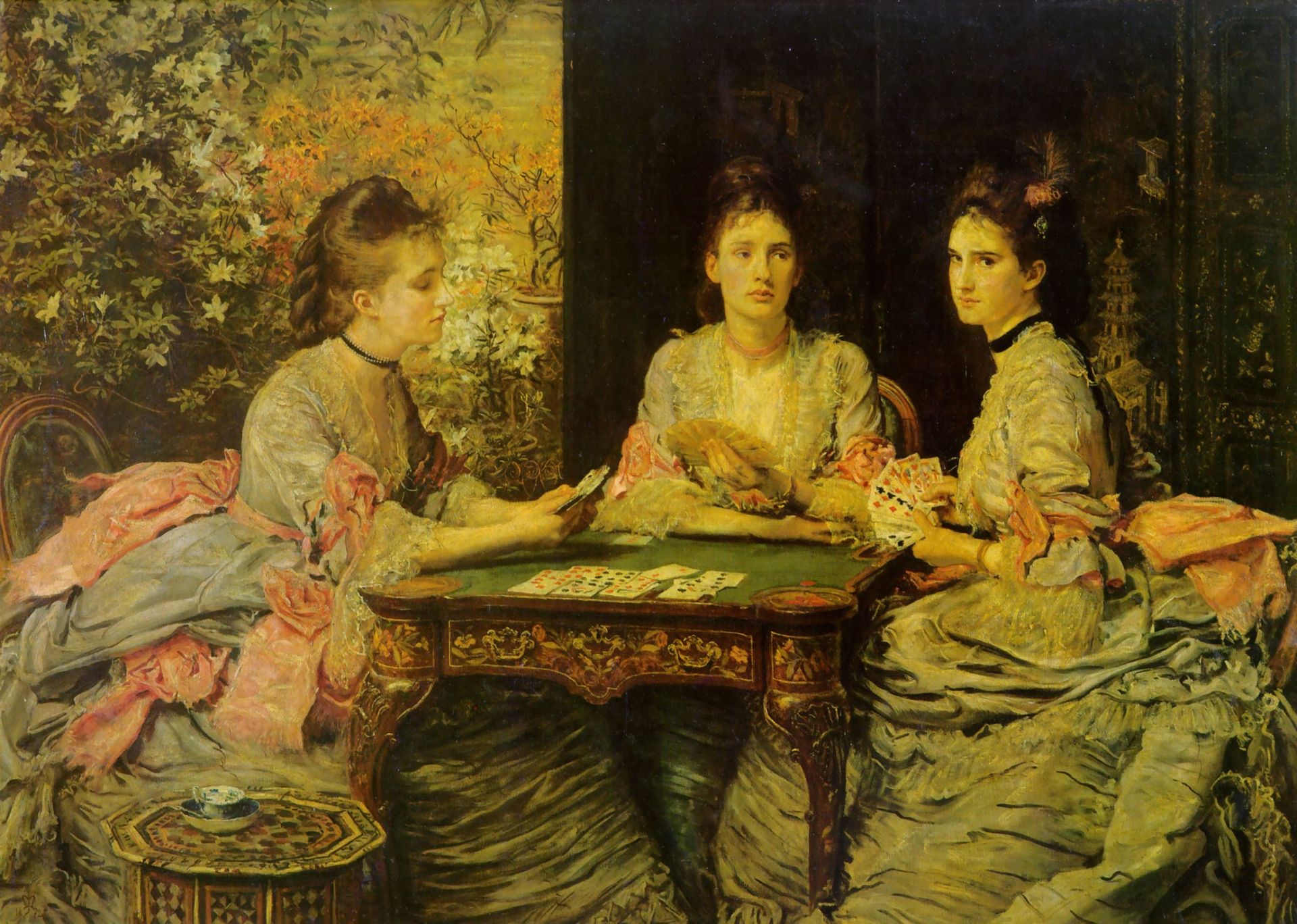 Hearts are Trumps by Sir John Everett Millais