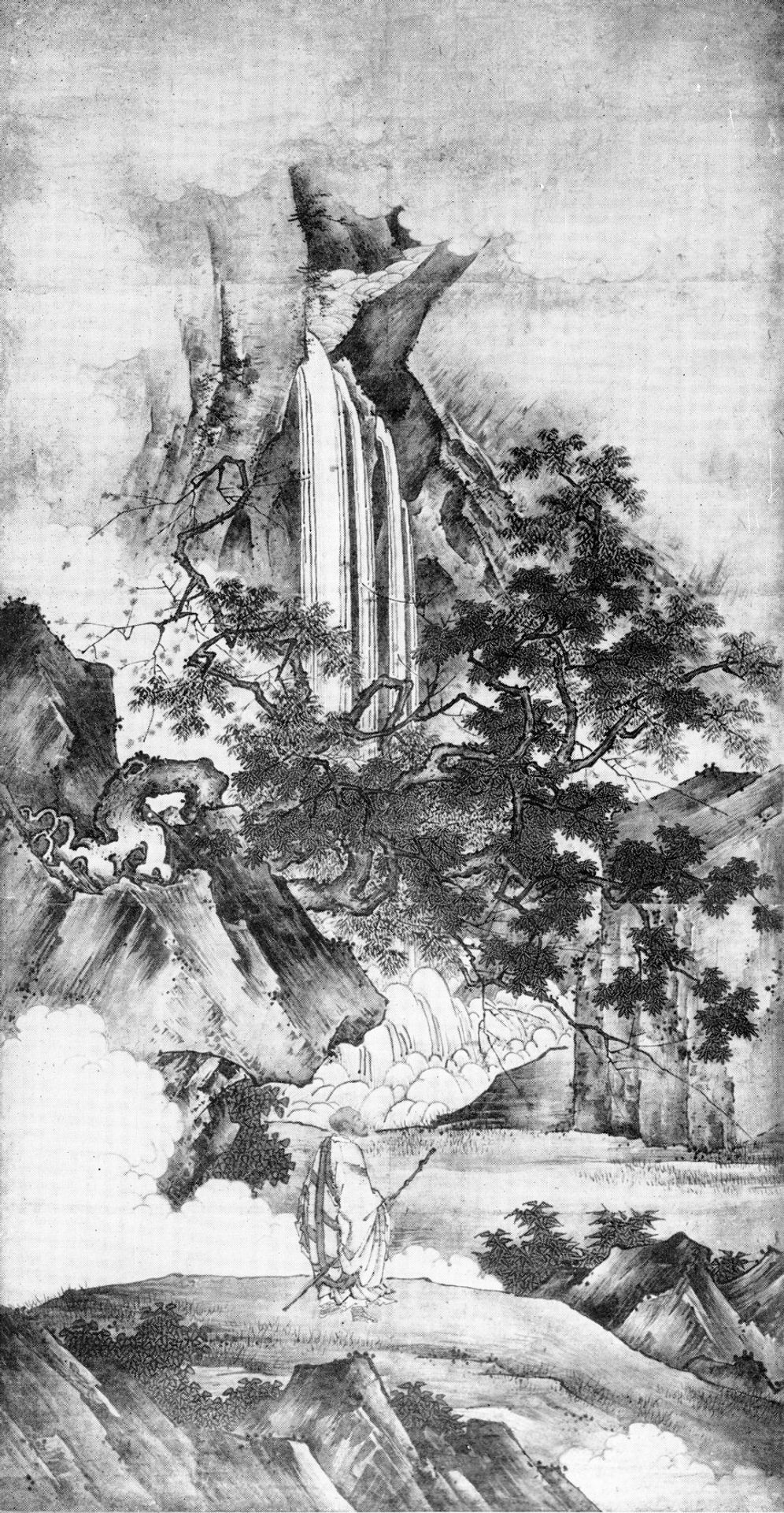 Waterfall by Kanō Motonobu