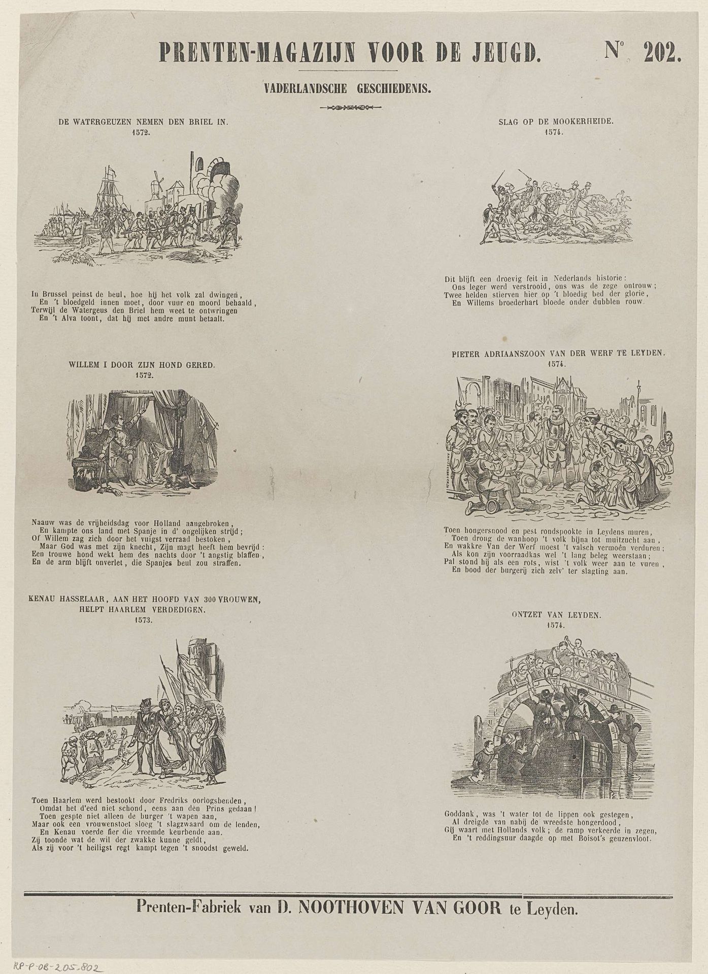 Vaderlandsche geschiedenis by Dirk Noothoven van Goor