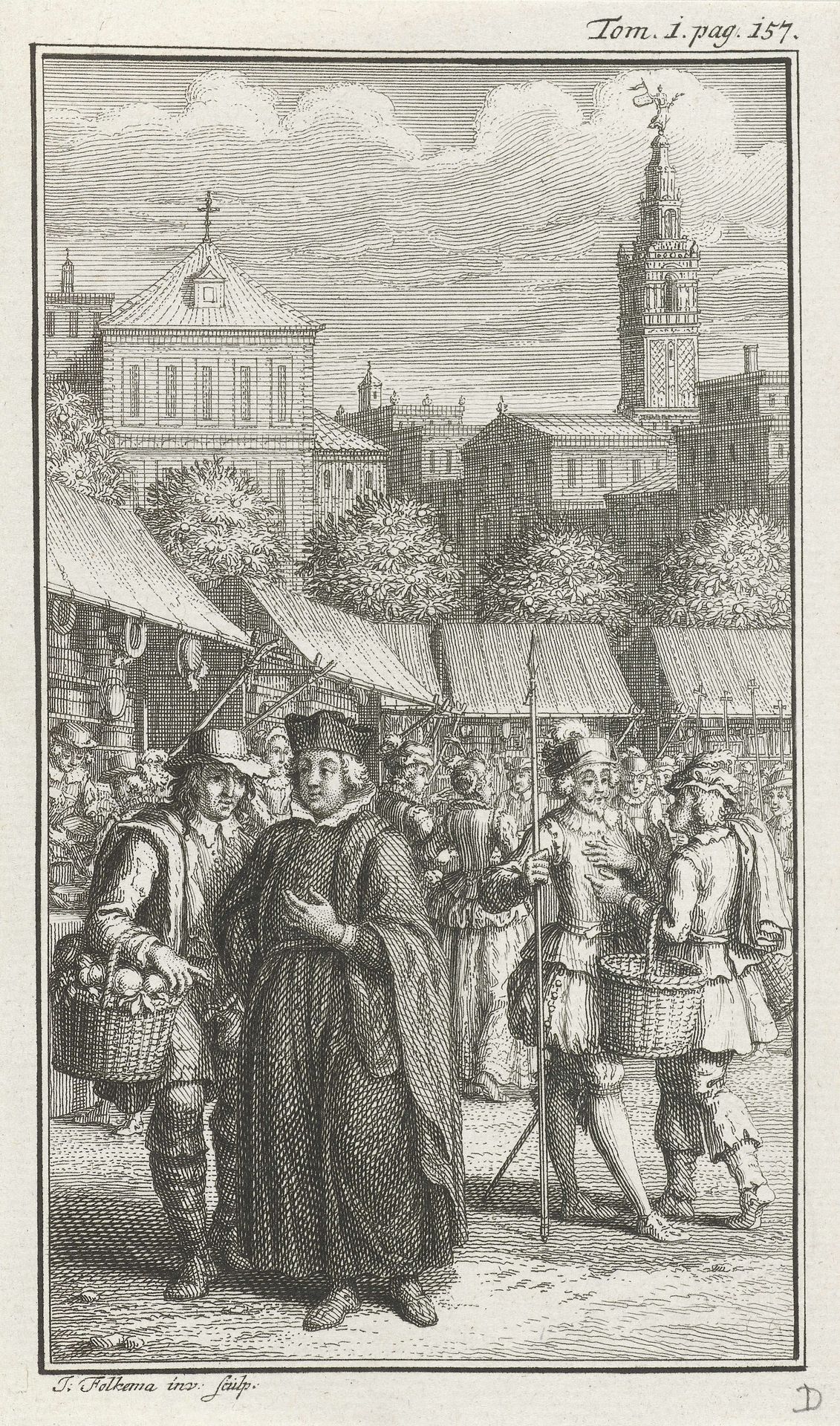 Geestelijke door een dief bestolen by Jacob Folkema