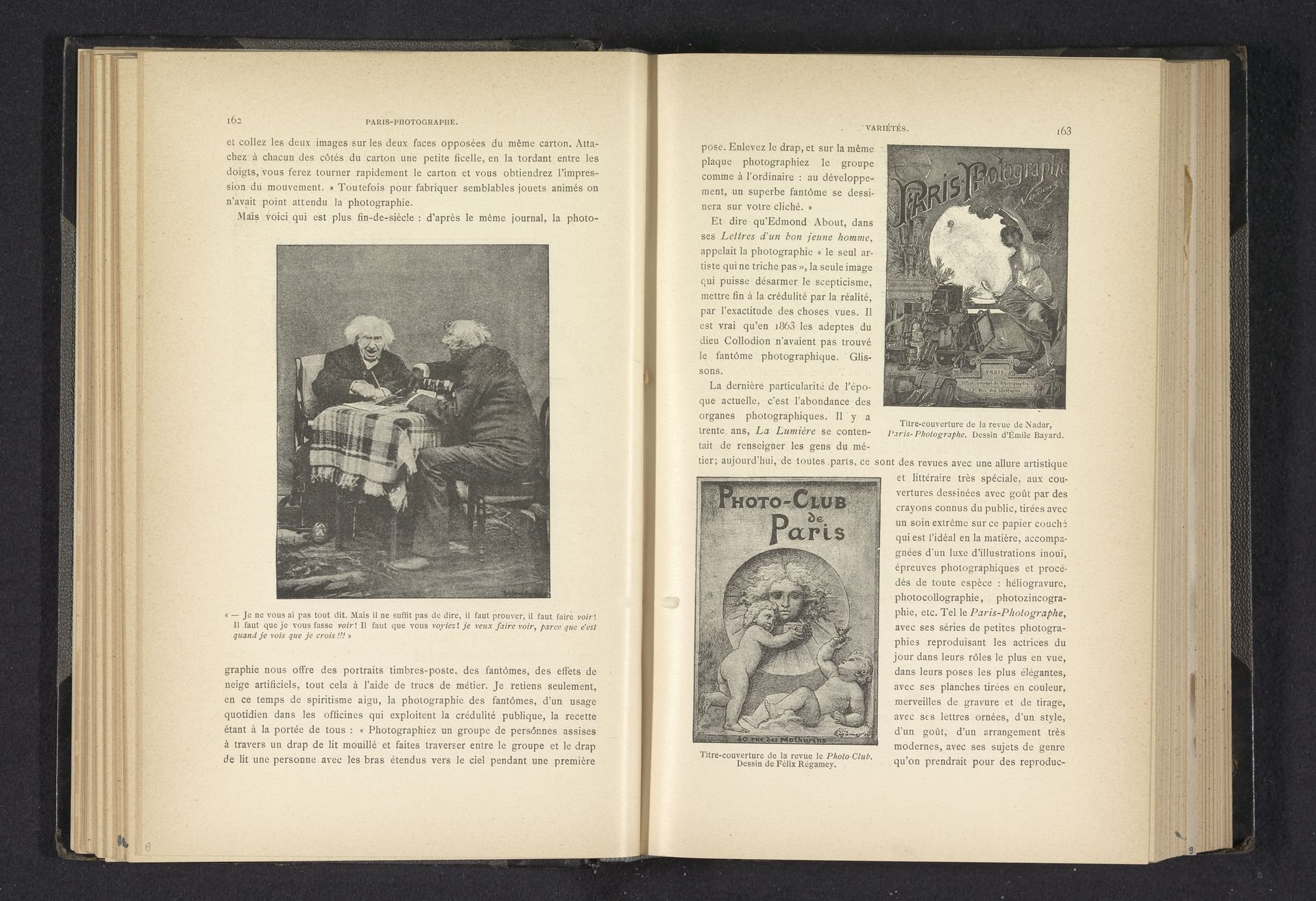 Twee fotoreproducties van een fototijdschrift en een aankondiging voor een fotoclub by Anonymous