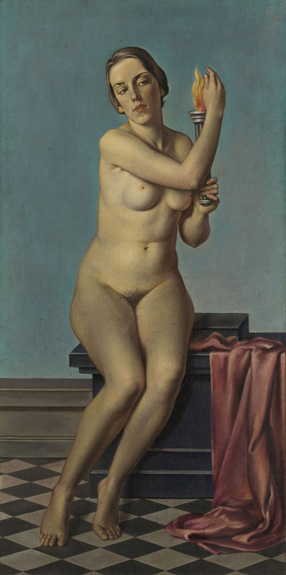 The fourth element - Fire by Antonio Donghi