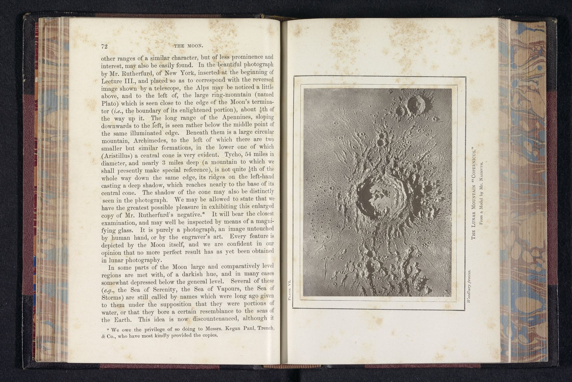 Gipsmodel van de maankrater Copernicus by Anonymous