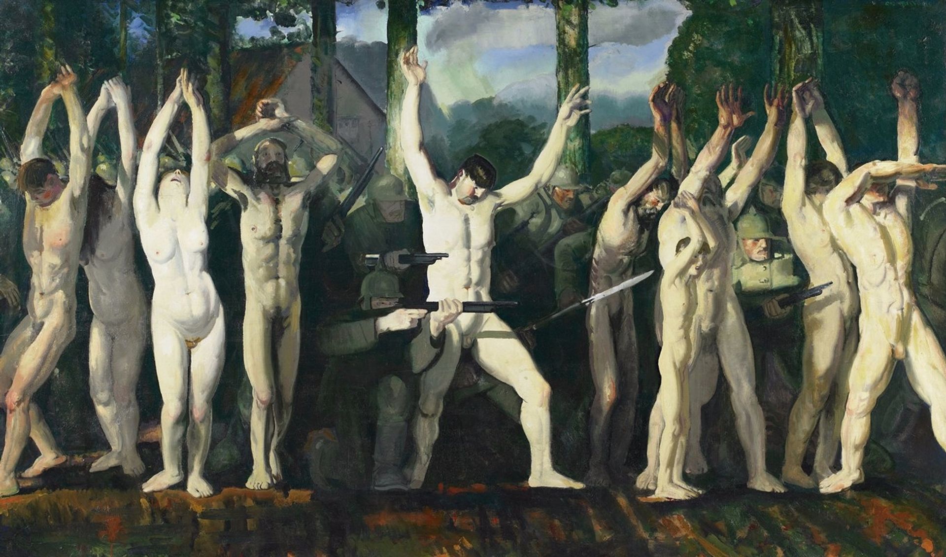 The Barricade by George Wesley Bellows