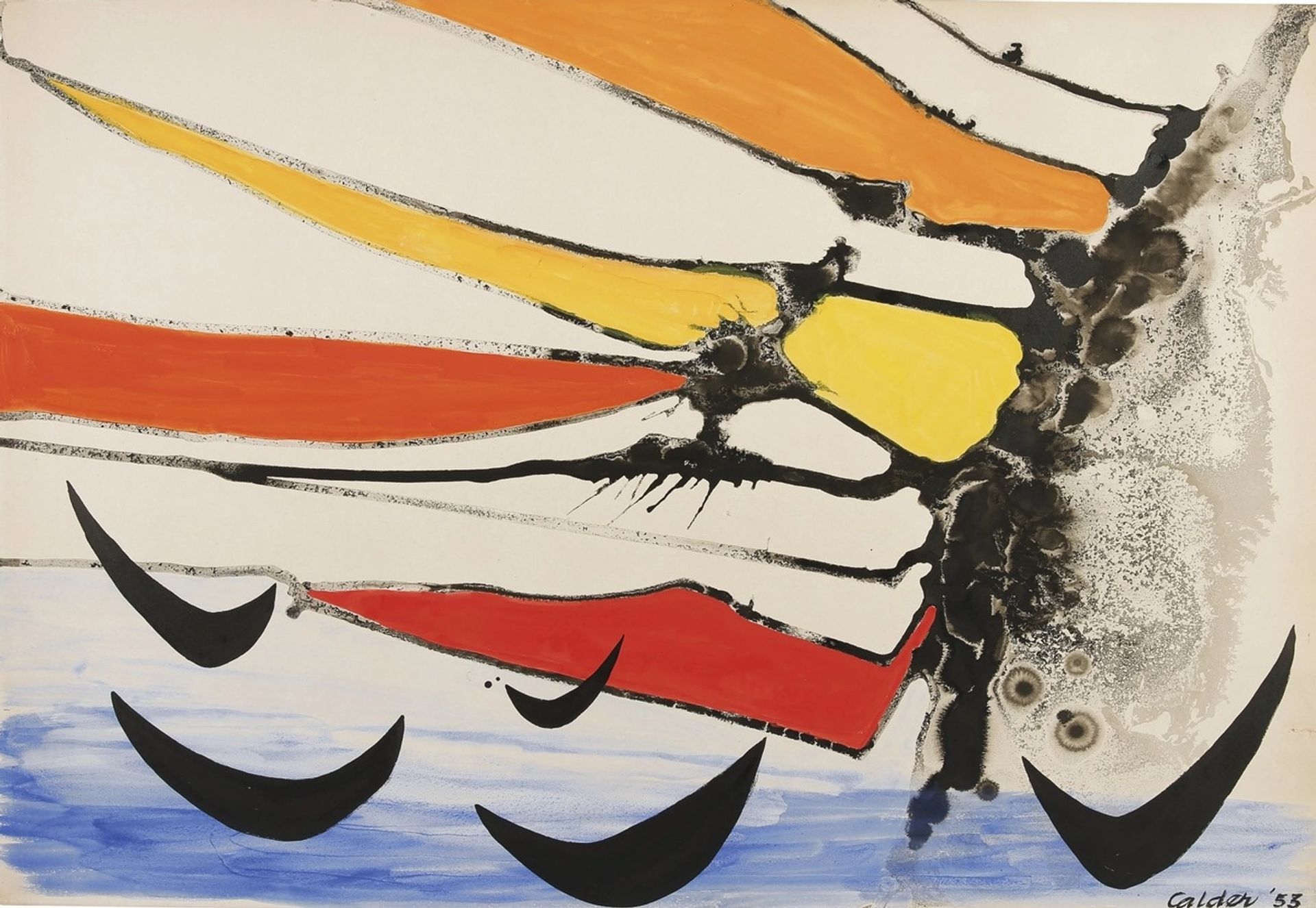 The Black Boomerangs by Alexander Calder