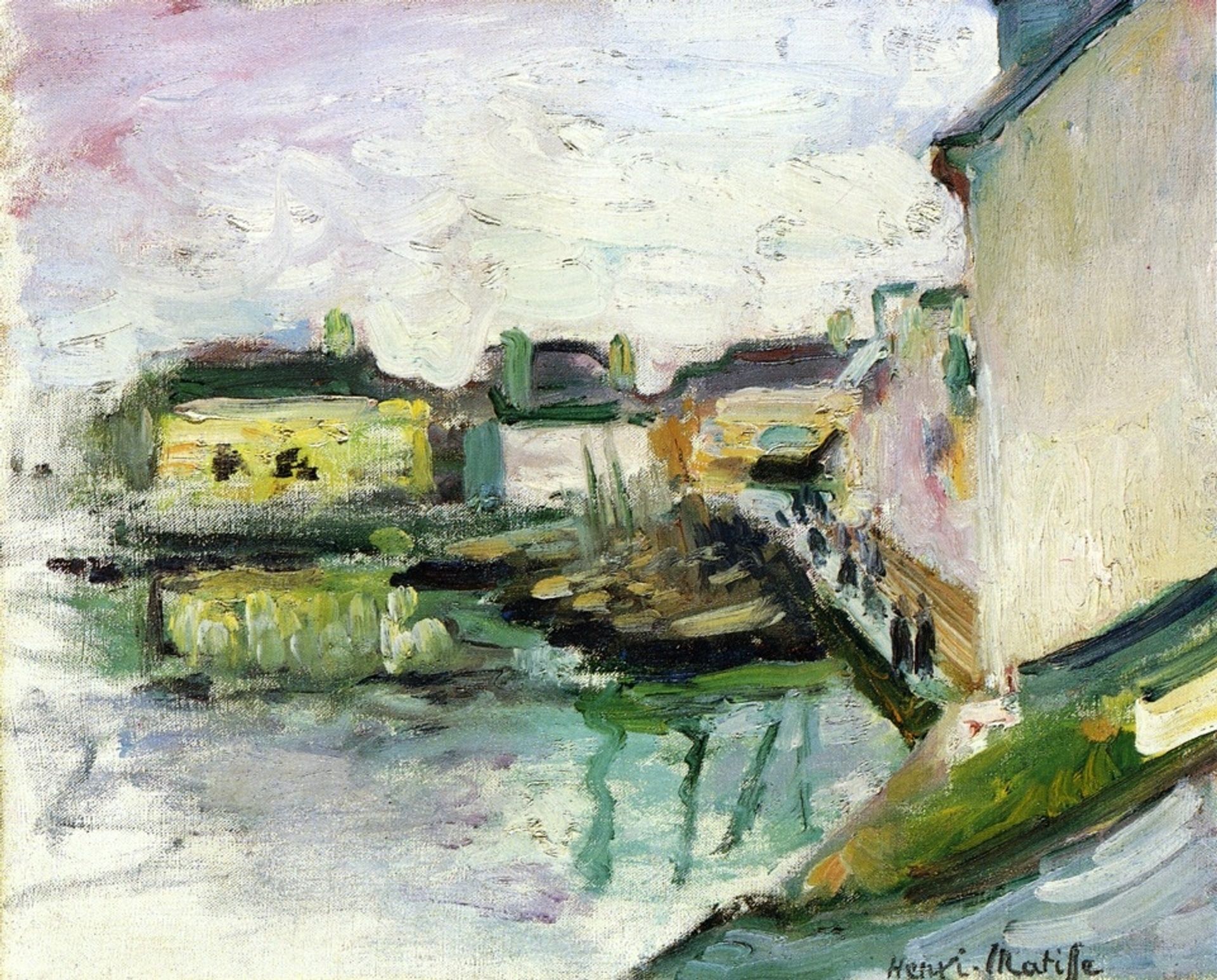 The Port of Palais, Belle Ile by Henri Matisse