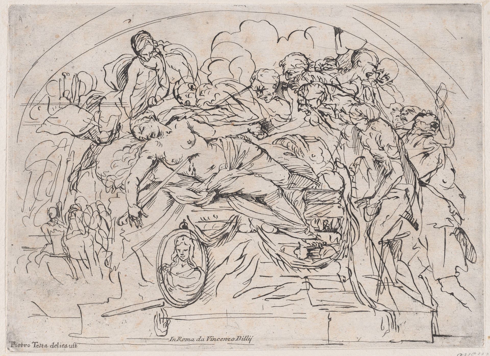 The Suicide of Dido by Pietro Testa