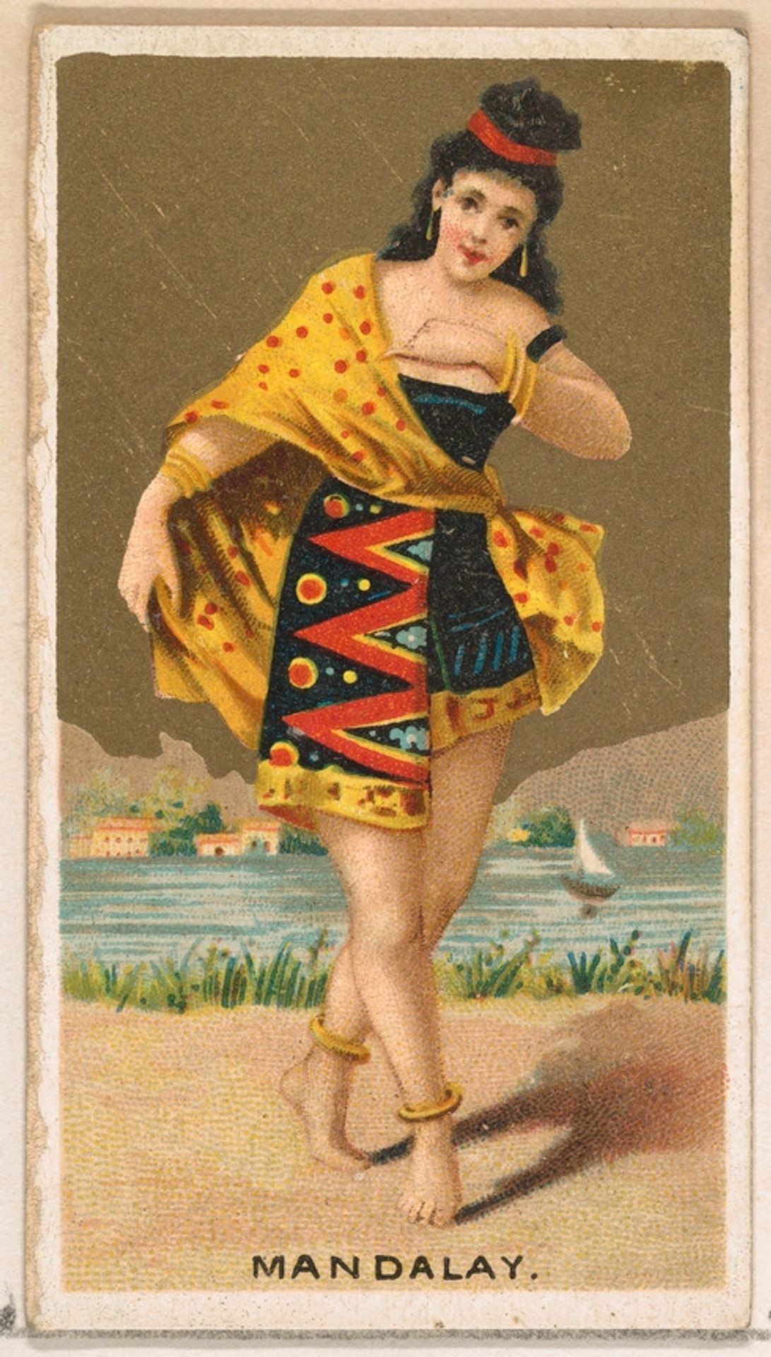 Mandalay, from the Dancing Girls of the World series (N185) issued by Wm. S. Kimball & Co. by William S. Kimball & Company