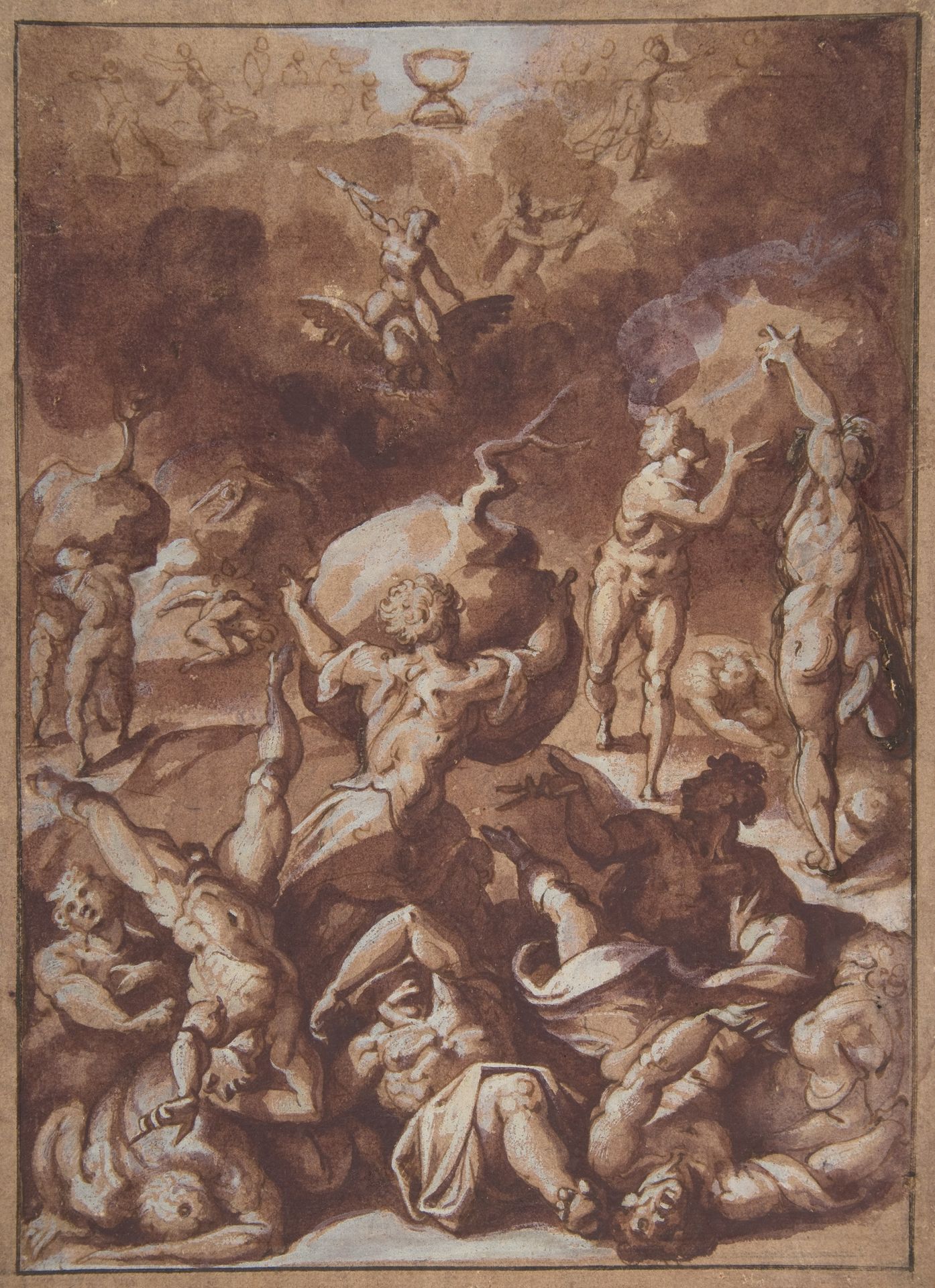 Jupiter Fighting the Giants by Jacopo Zucchi