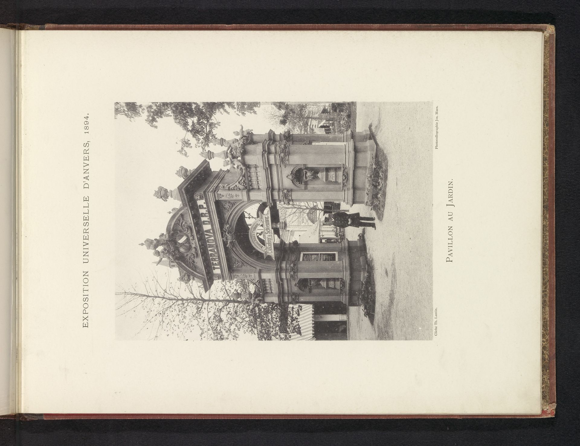 Poort op de wereldtentoonstelling te Antwerpen by Th. Lantin