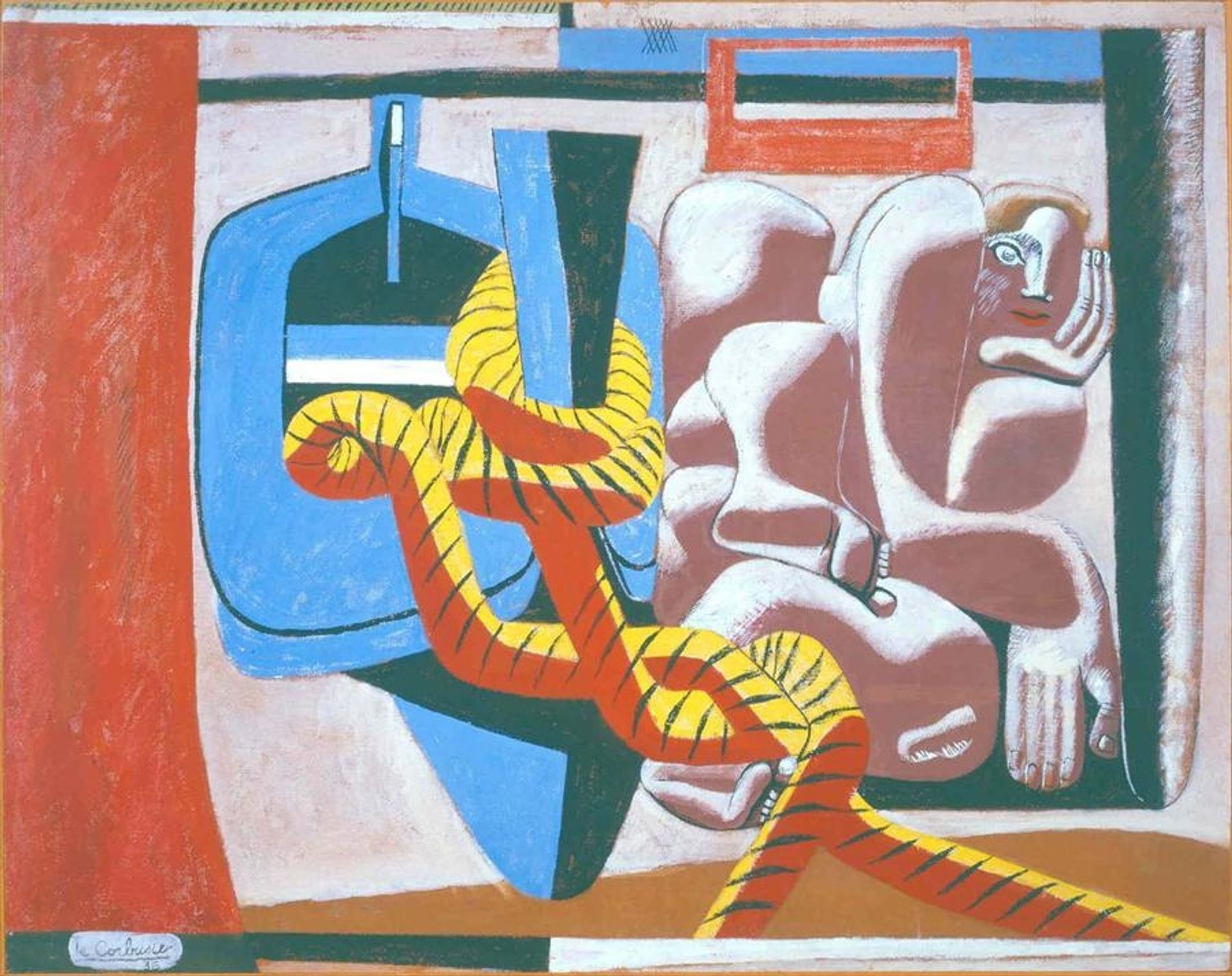 Carton pour tapisserie (Marie Cuttoli) by Le Corbusier