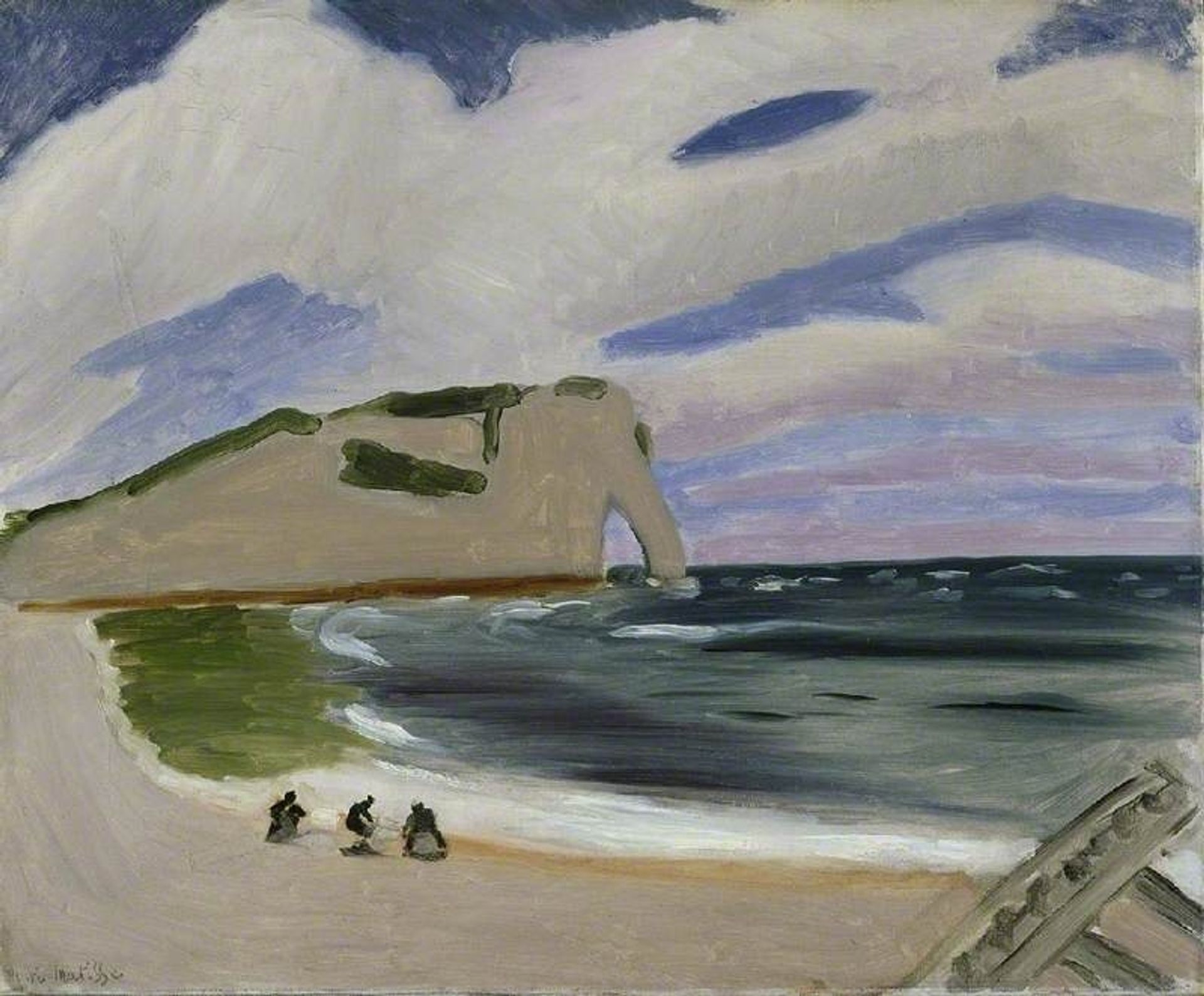 Women on the Beach, Etrétat by Henri Matisse