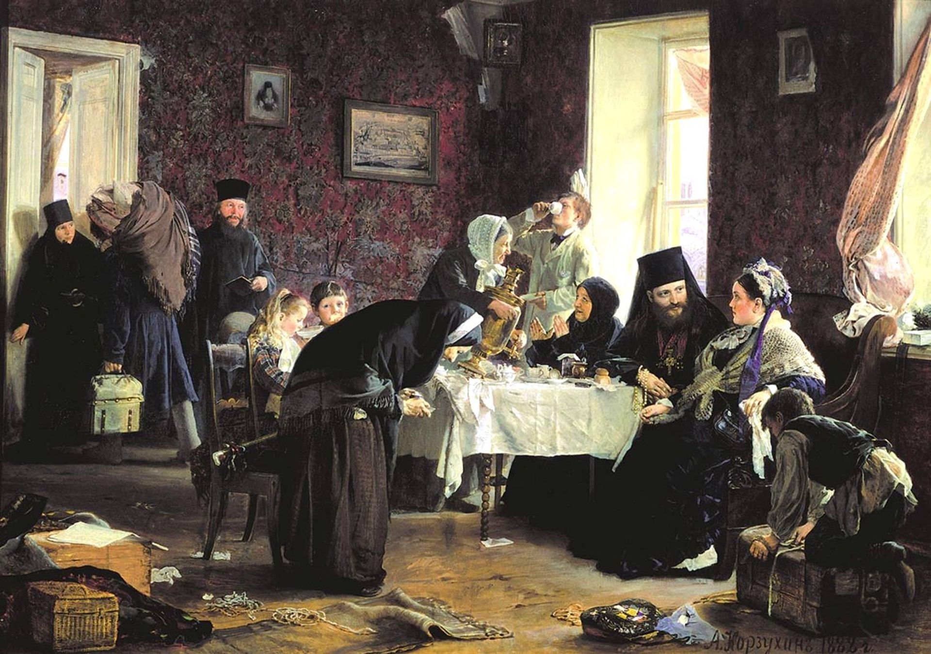 In the Monastery Hotel by Alexei Korzukhin