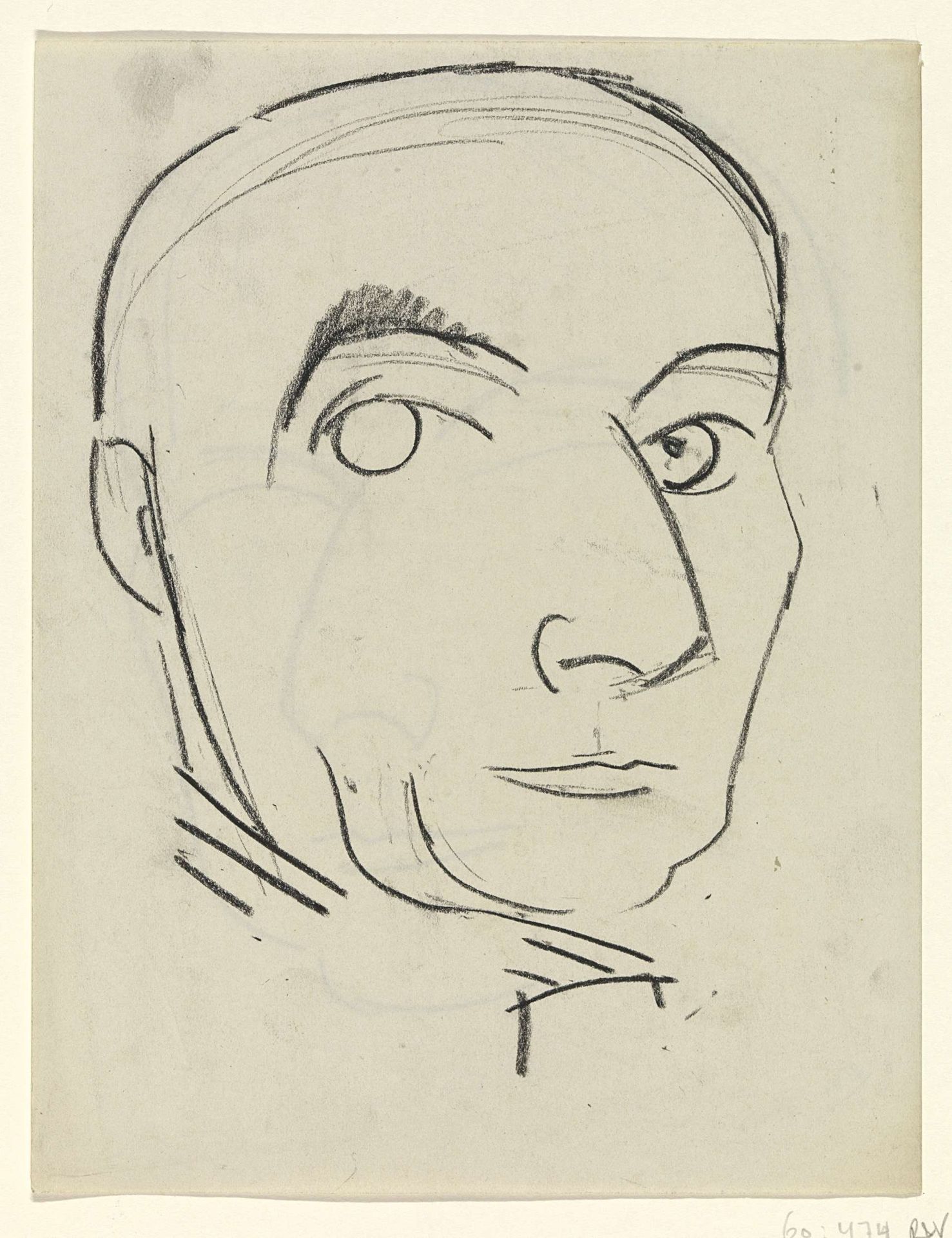 Zelfportret by Leo Gestel
