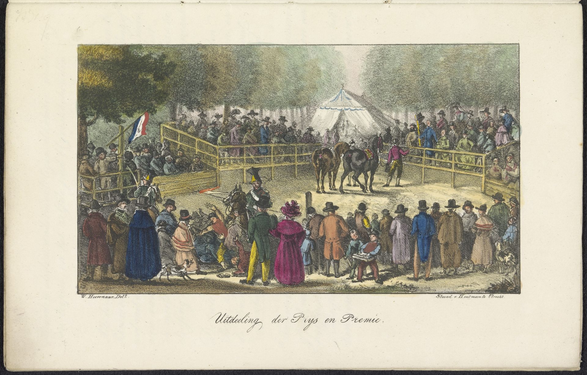 Prijsuitreiking, 1826-1829 by Willem Pieter Hoevenaar