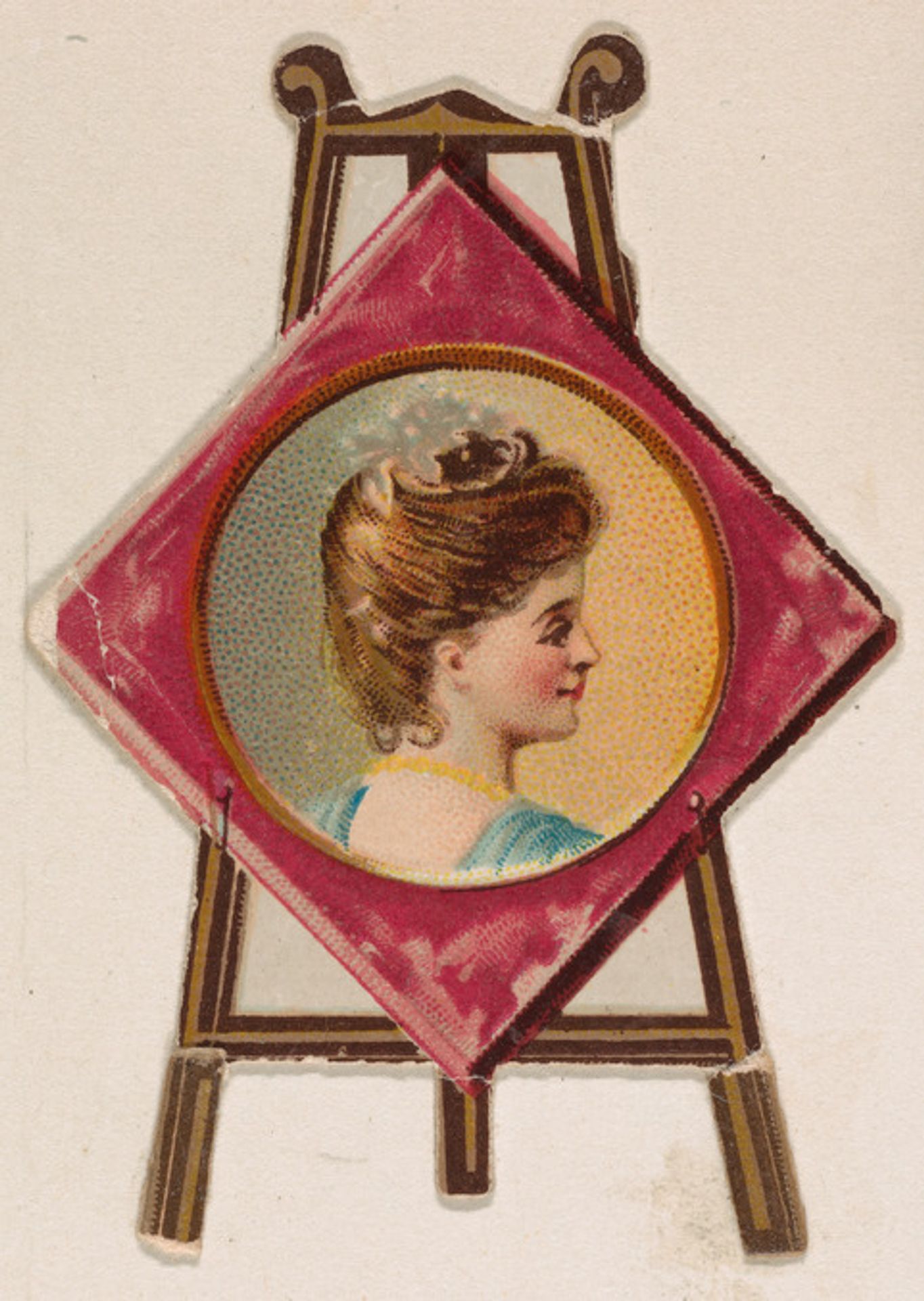 Painting easel, from the Novelties series (N228, Type 3) issued by Kinney Bros. by Kinney Brothers Tobacco Company