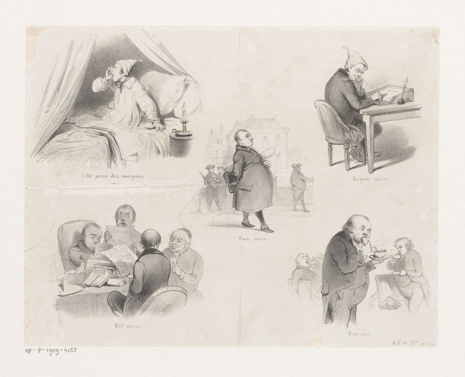 Werkzaamheden van de gedelegeerden 's ochtends op de synode, 1849 by Carel Christiaan Antony Last
