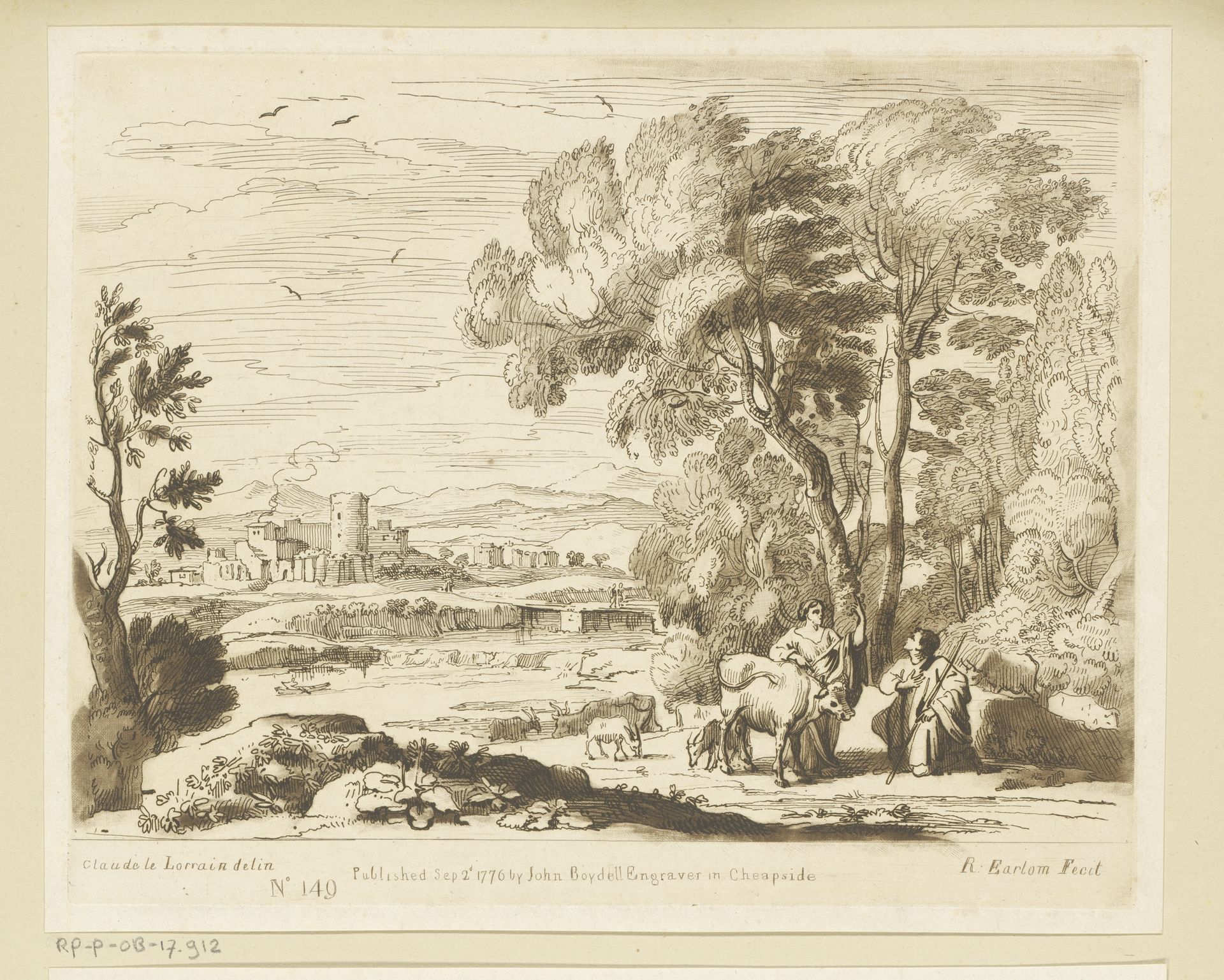 Landschap met Juno die Io toevertrouwt aan Argus by Richard Earlom