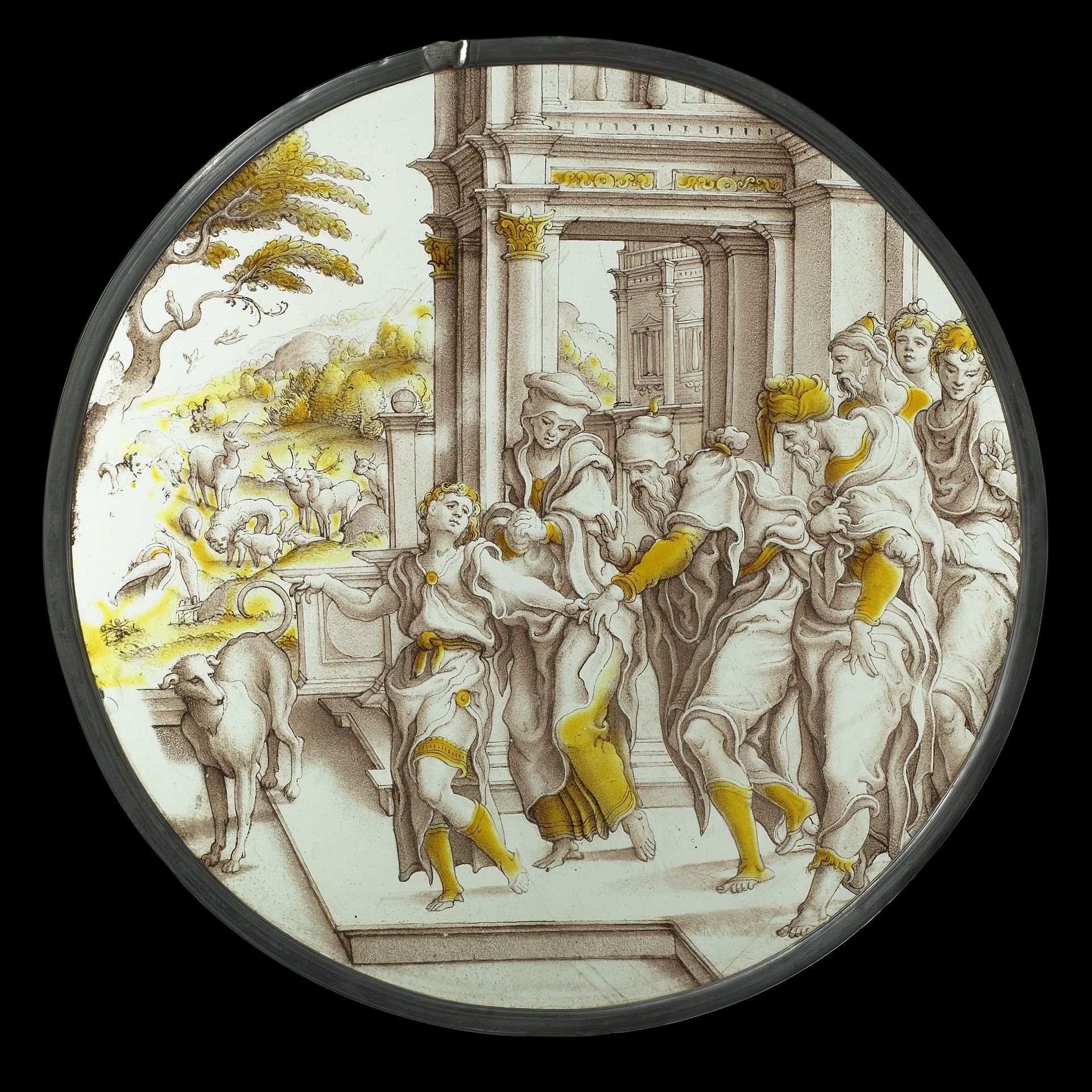 Saint John the Baptist Going out into the Wilderness by Anonymous