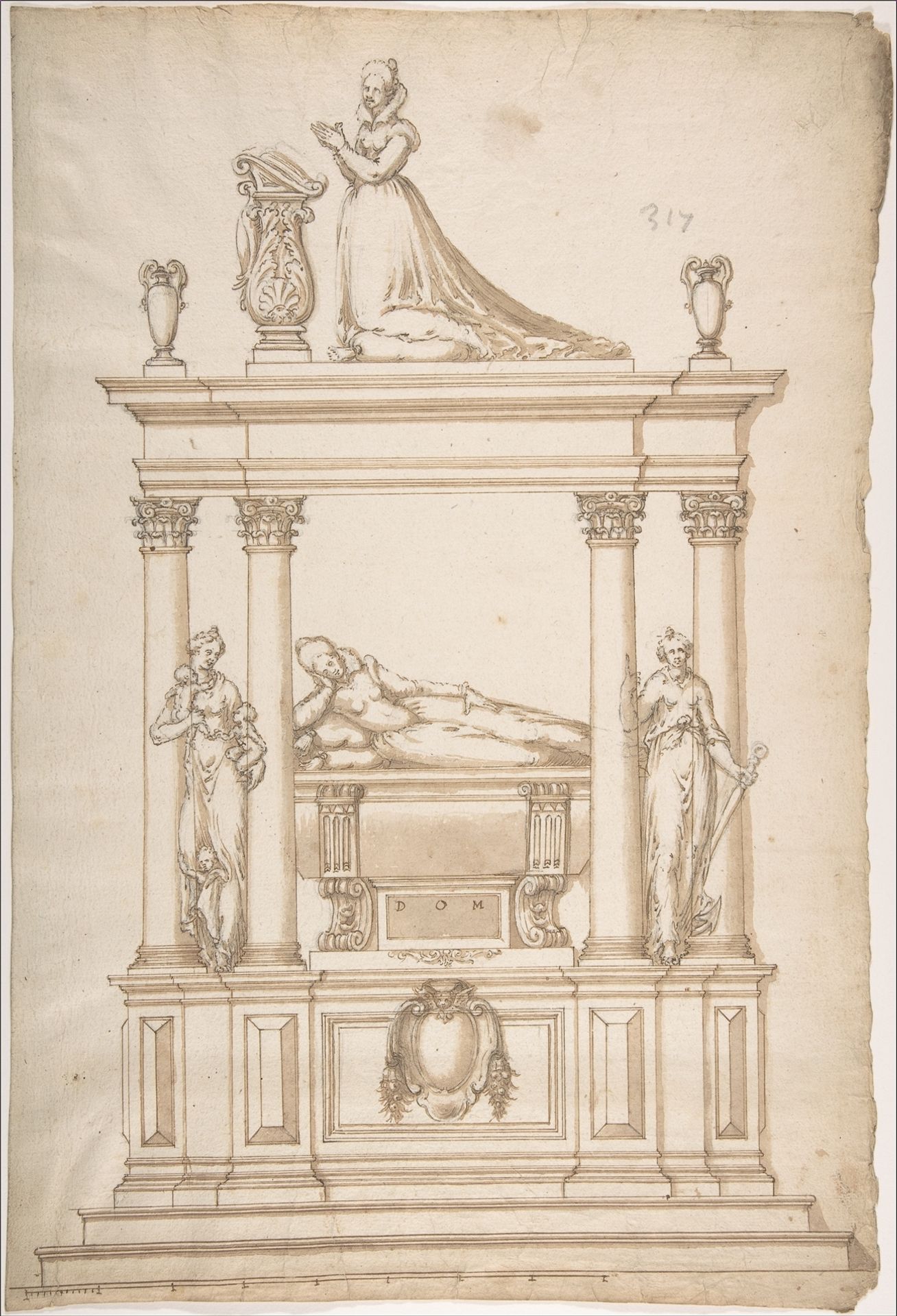 Design for a Woman's Tomb by Anonymous