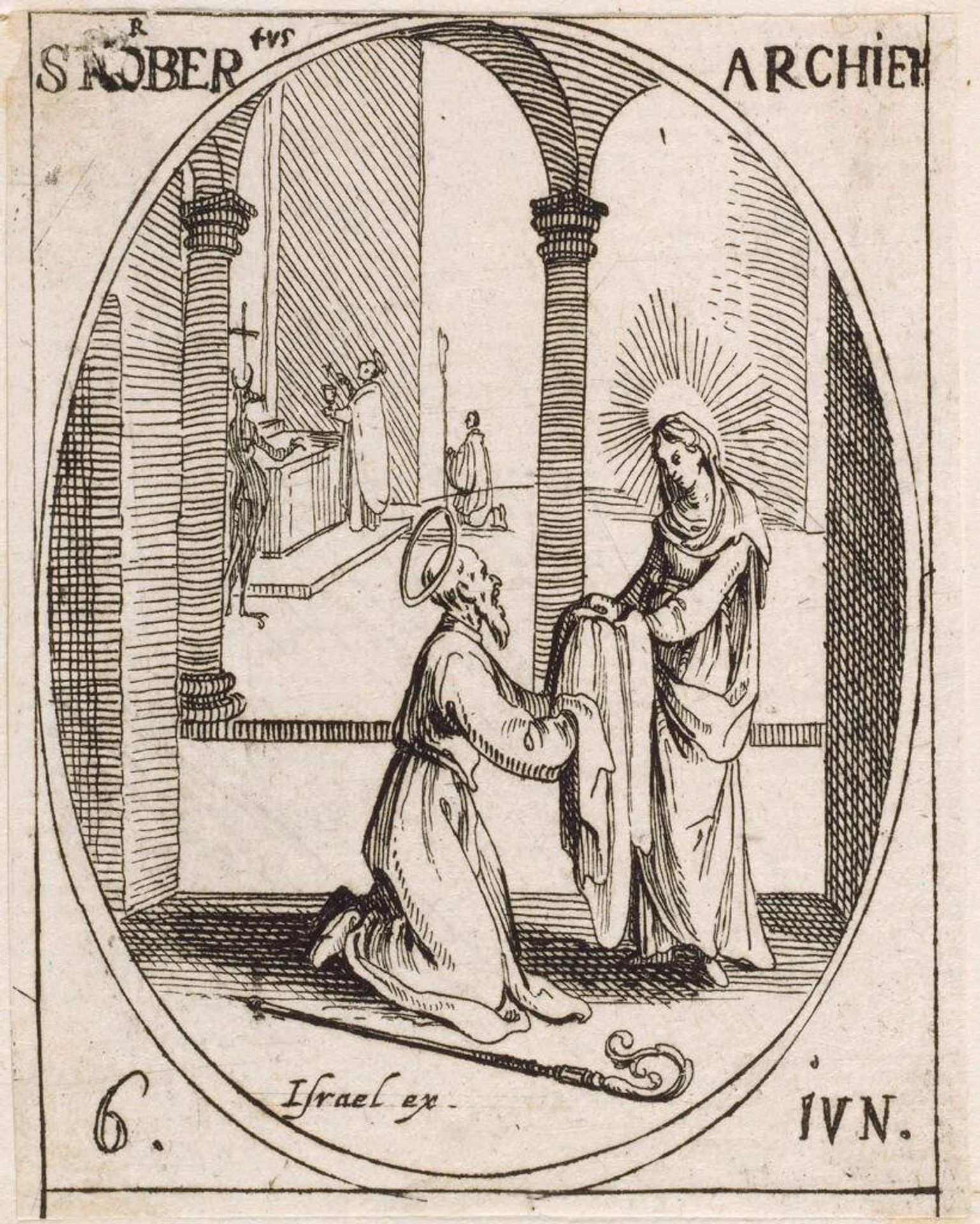 Saint Norbert by Jacques Callot