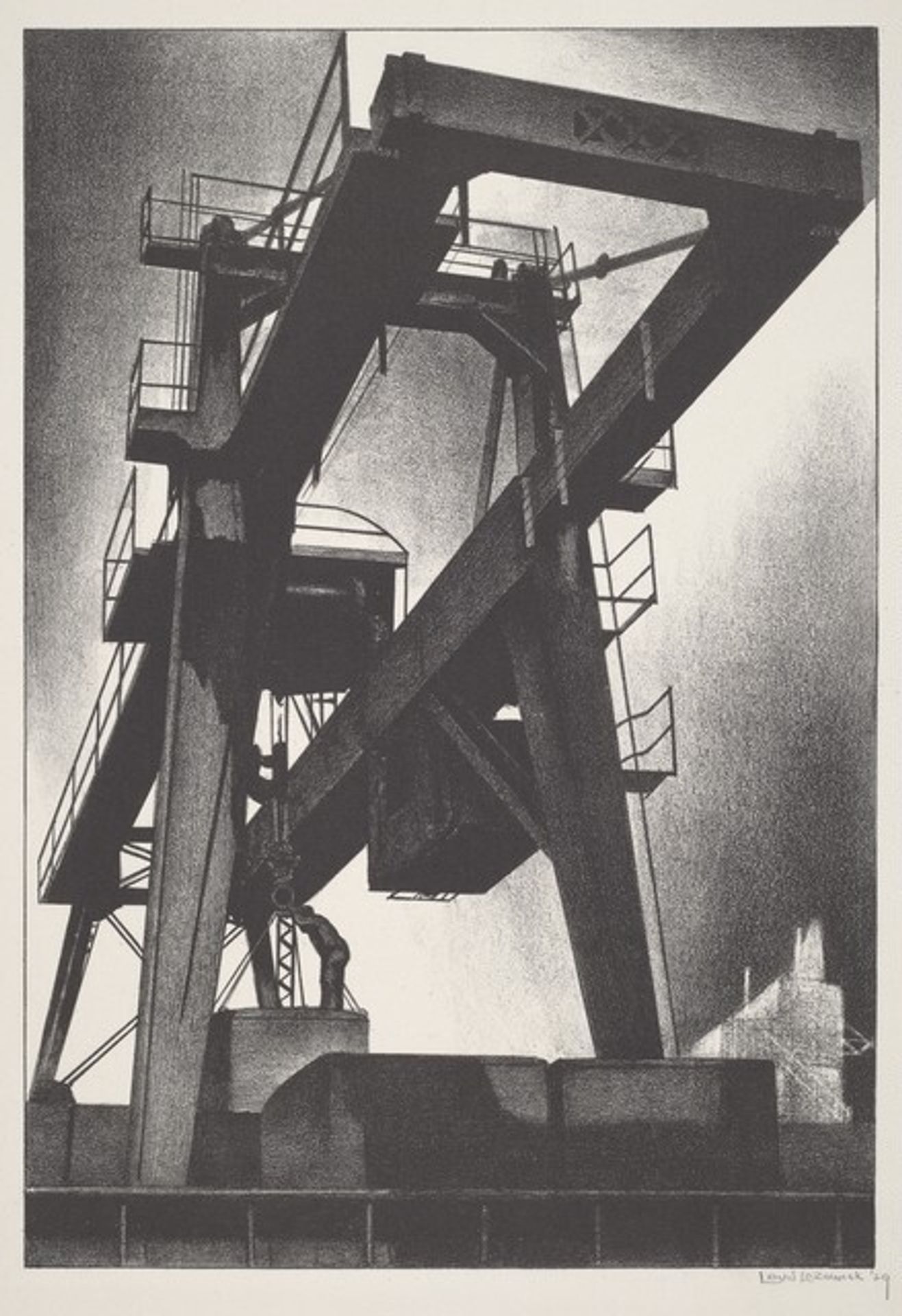 Crane by Louis Lozowick