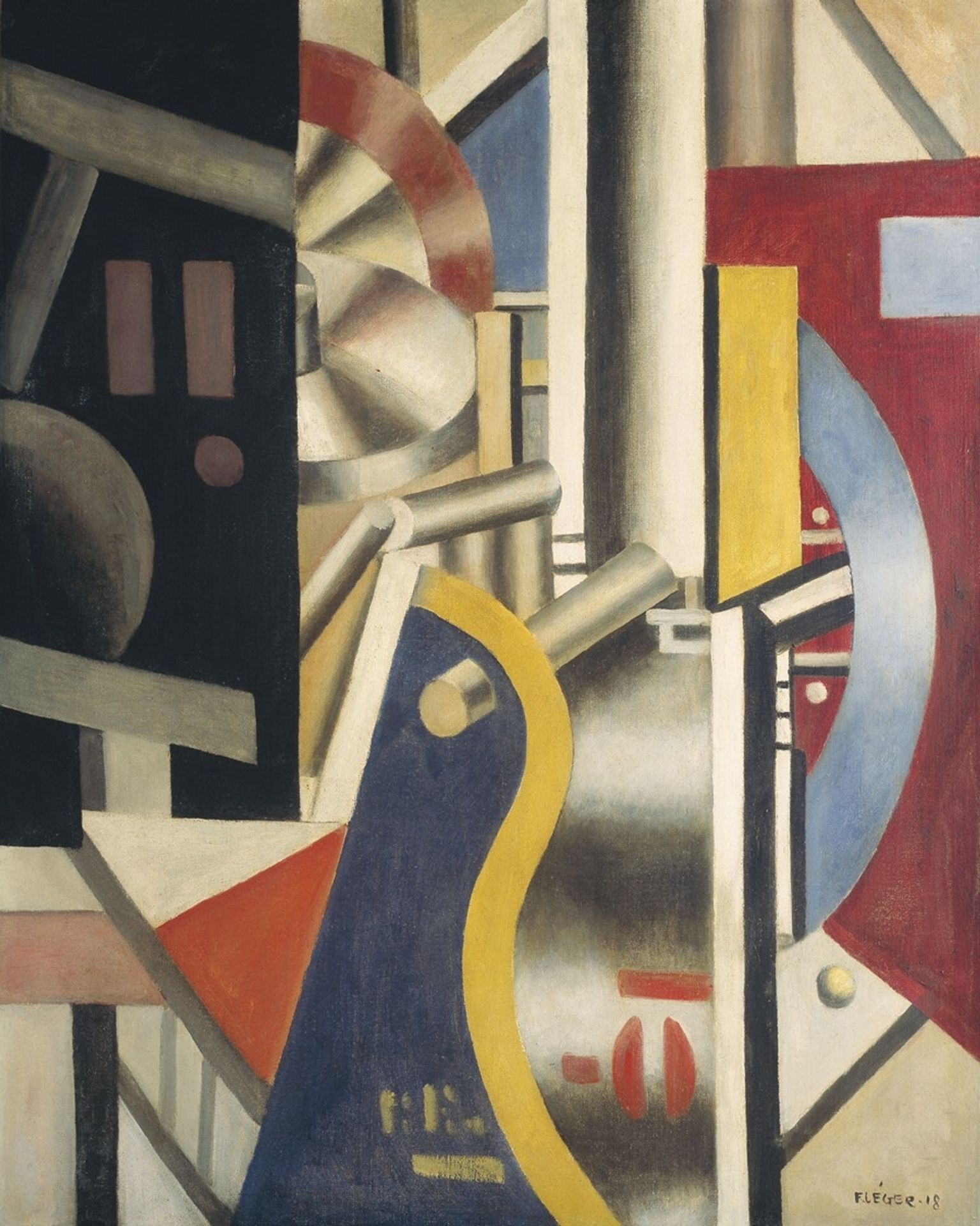 Composition, dans l’usine by Fernand Léger