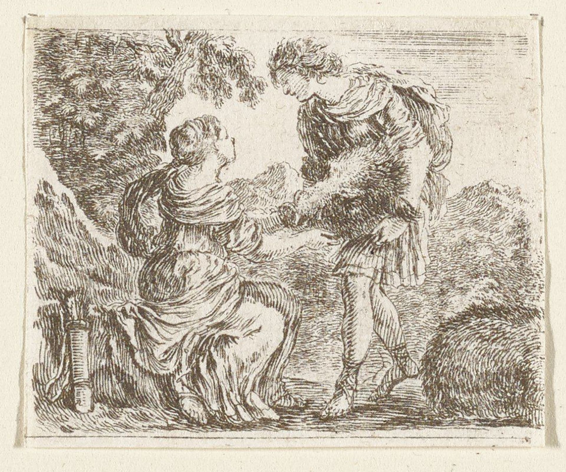 Meleagre et Atalante by Stefano della Bella