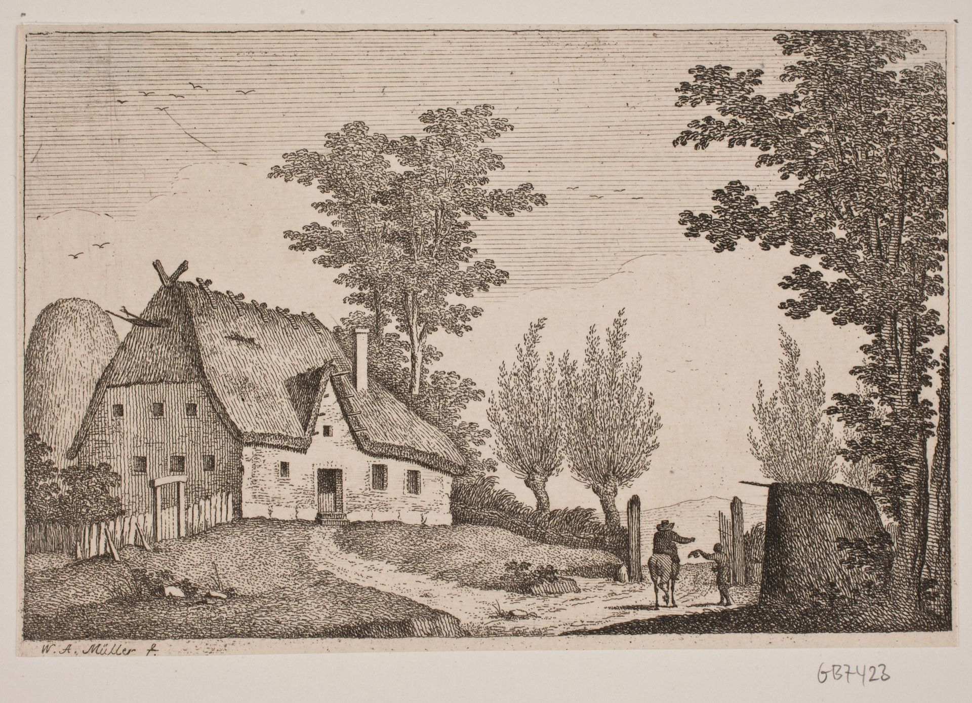 Landskab by W.A. Müller