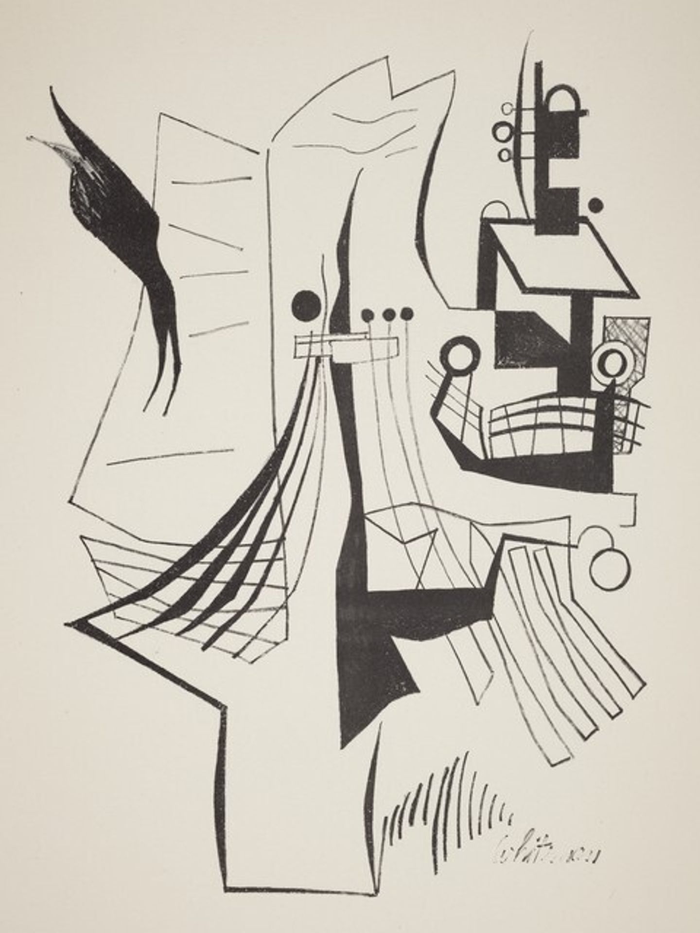 Untitled (Abstract) by Frederick J. Whiteman