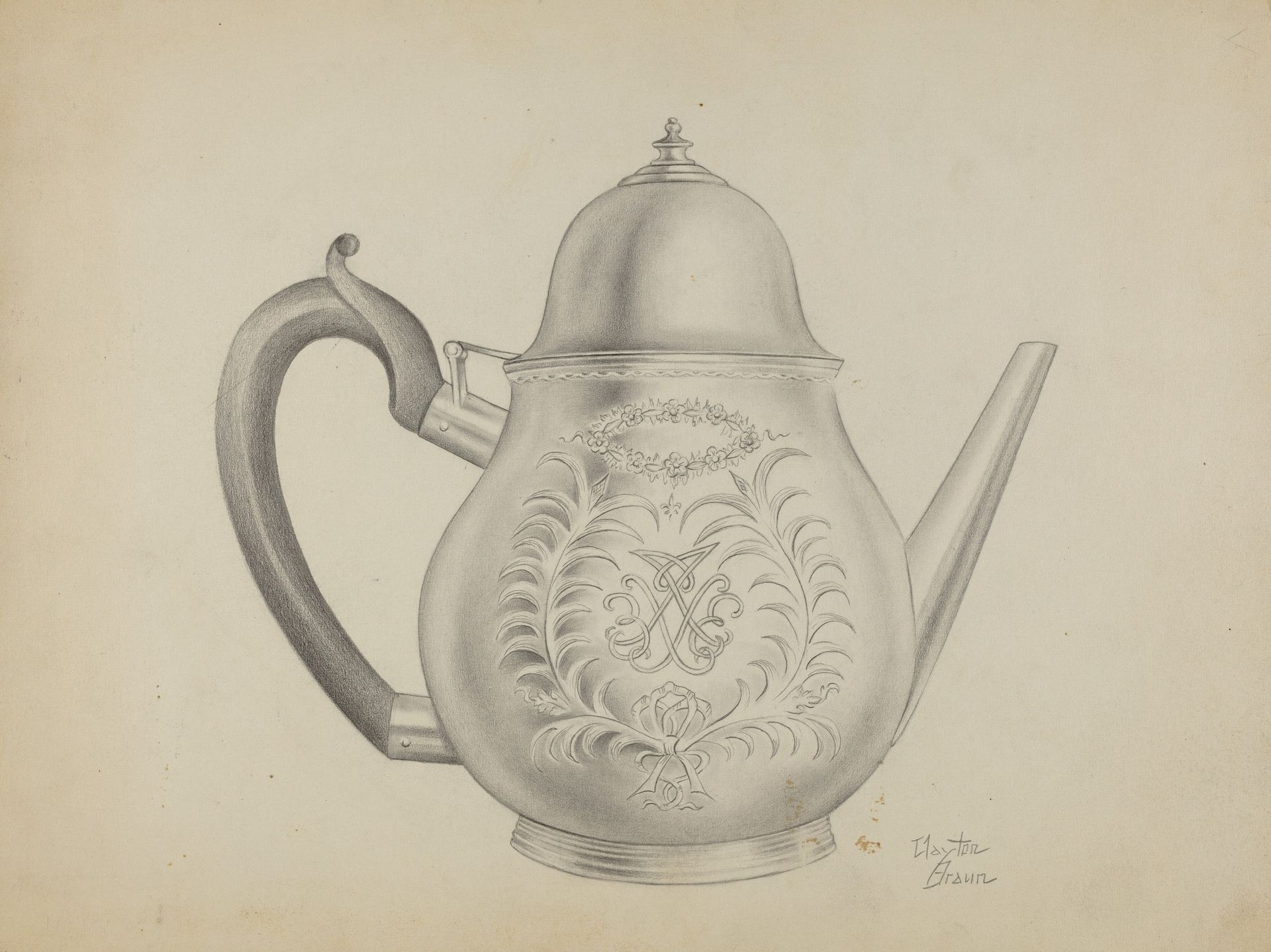 Silver Teapot by Clayton Braun